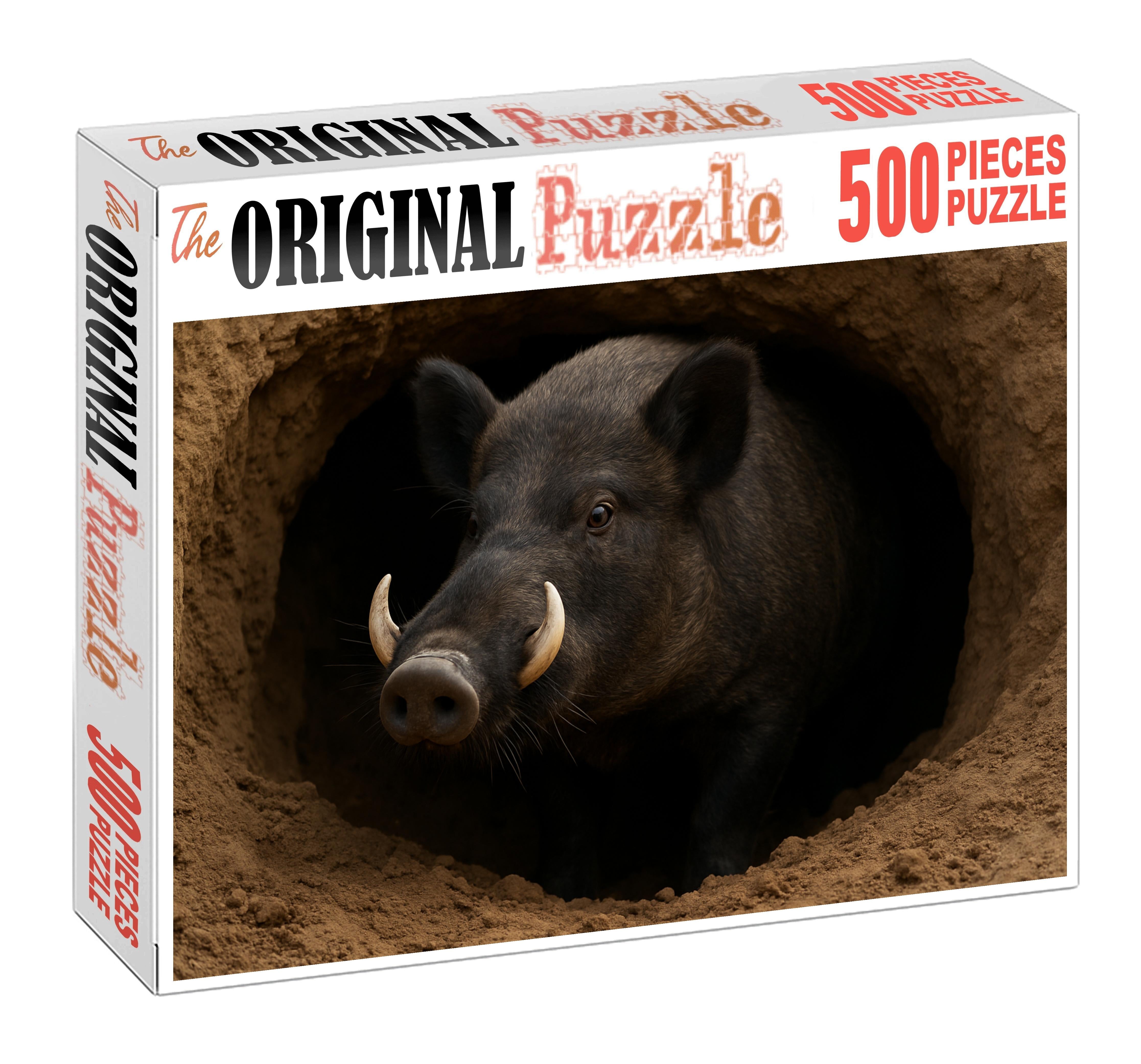 Shadow Tusked Mammal Subterranean Forager With Enormous Incisors Large Format Puzzle
