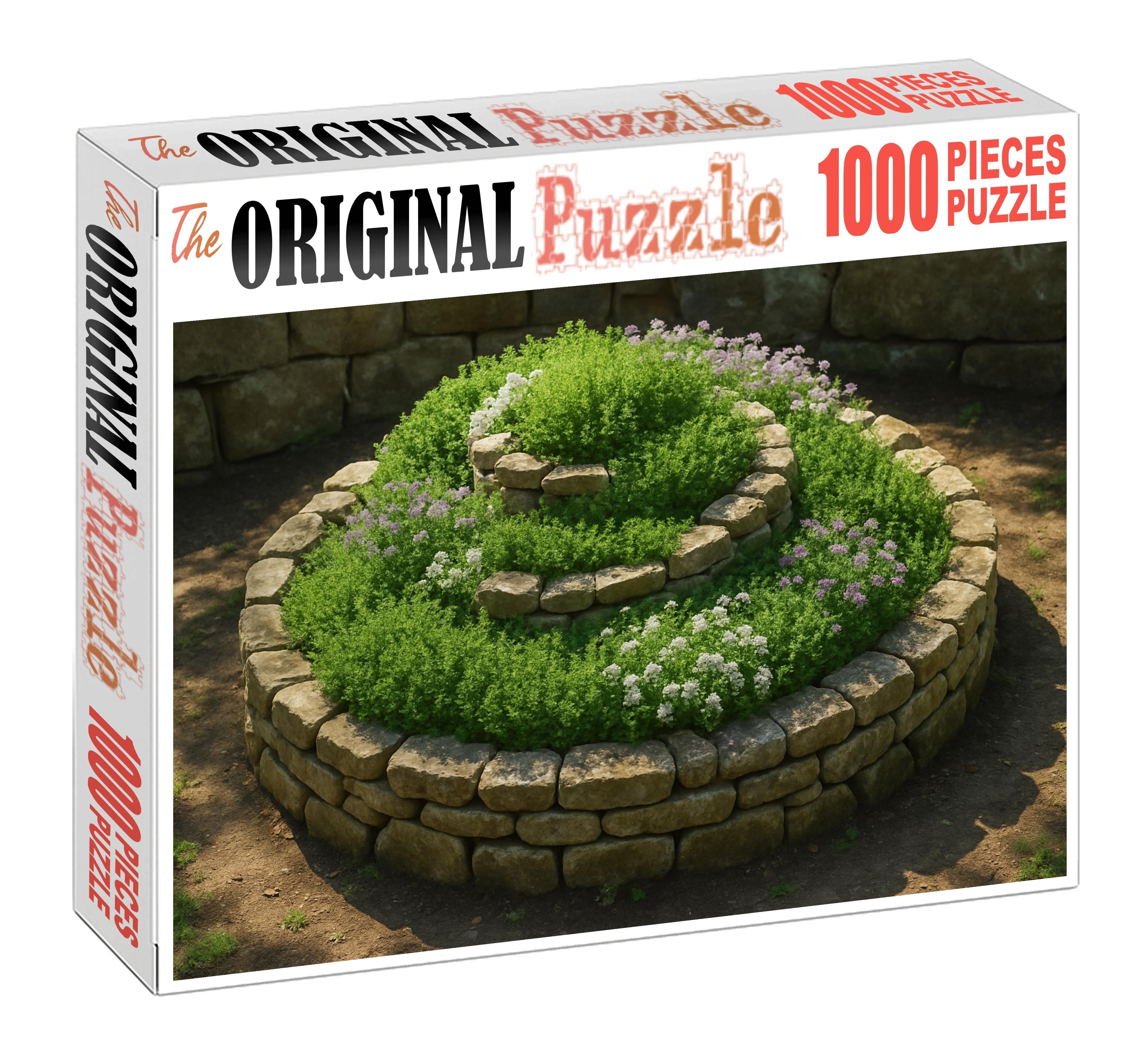 Sun-dappled Herb Spiral 200 Piece Puzzle