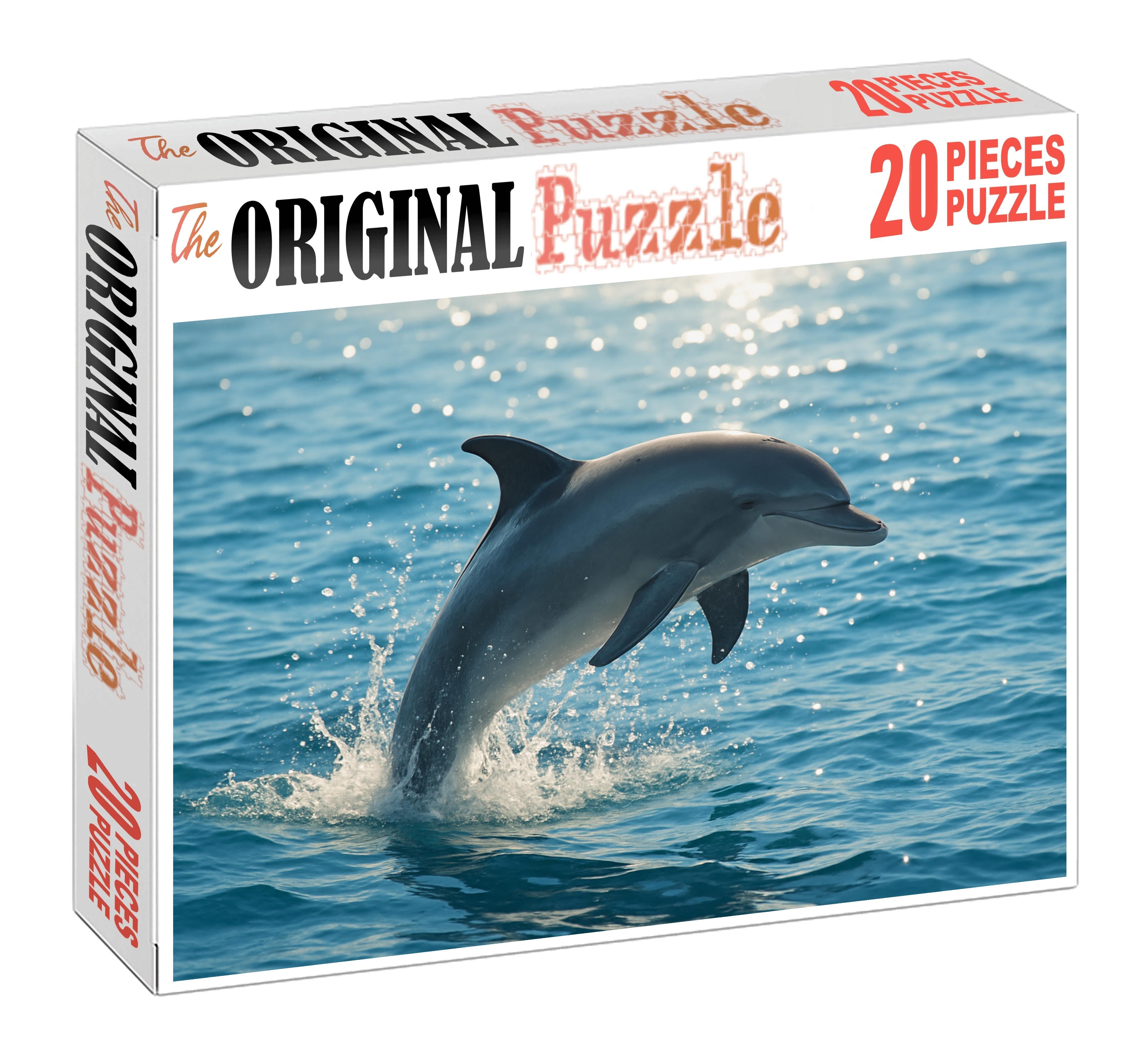 Whisperfin Humpback Dolphin Playful Cetacean With Distinctive Curved Fins Puzzle For Adults