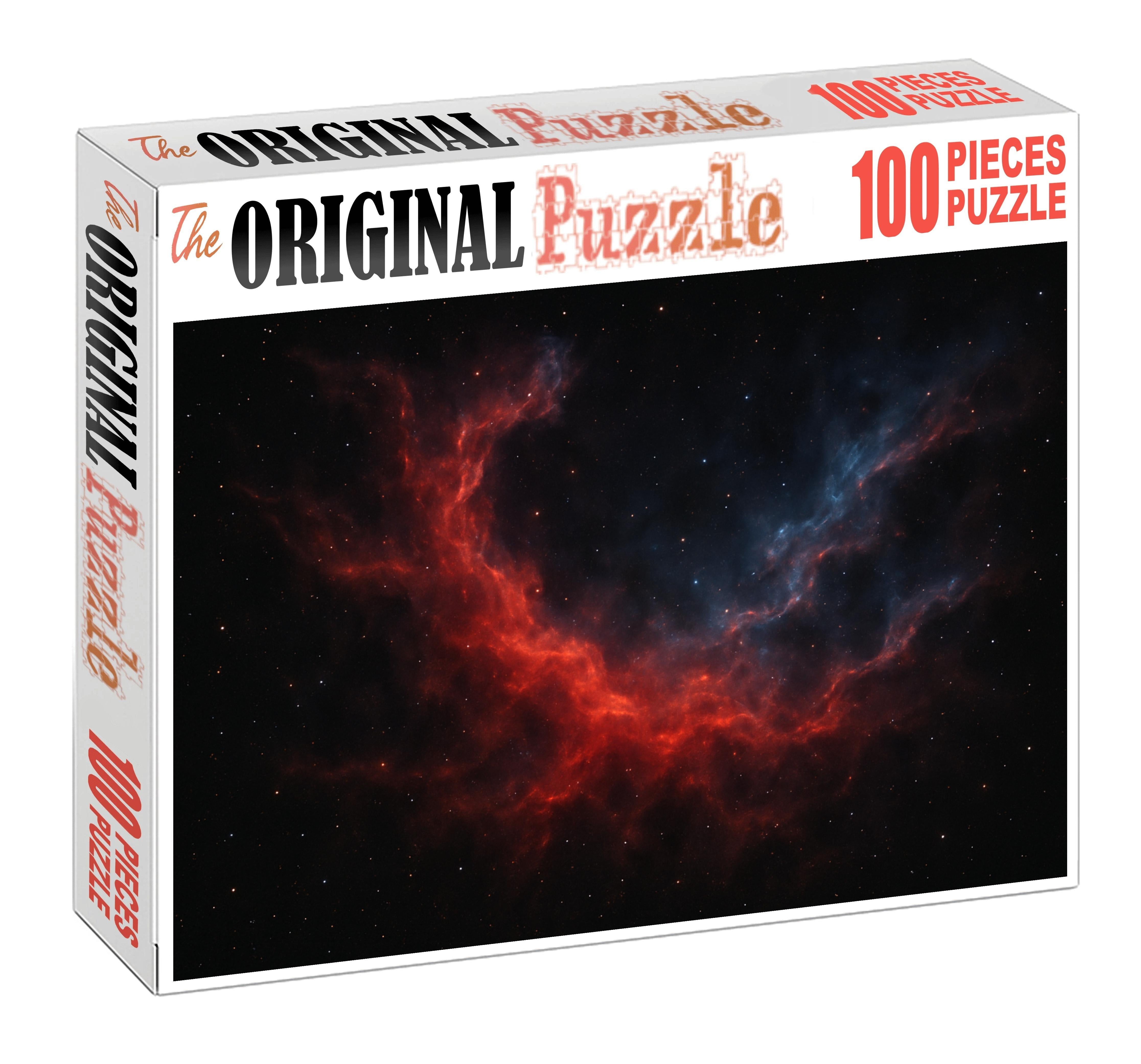 Radiant Nebular Bloom Unique Puzzle Design
