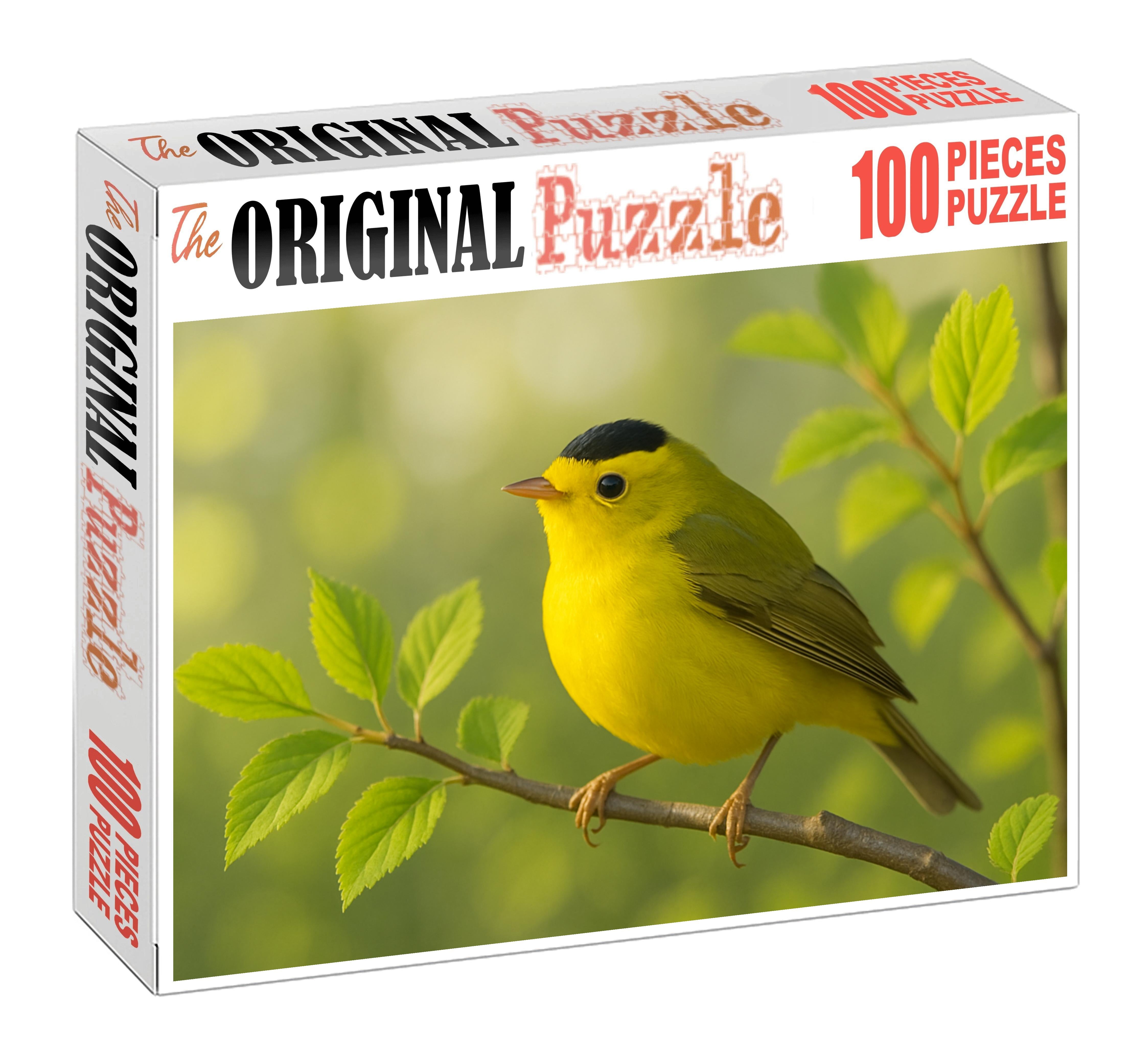 Wilsons Warbler Little Flash Of Yellow Puzzle Fun