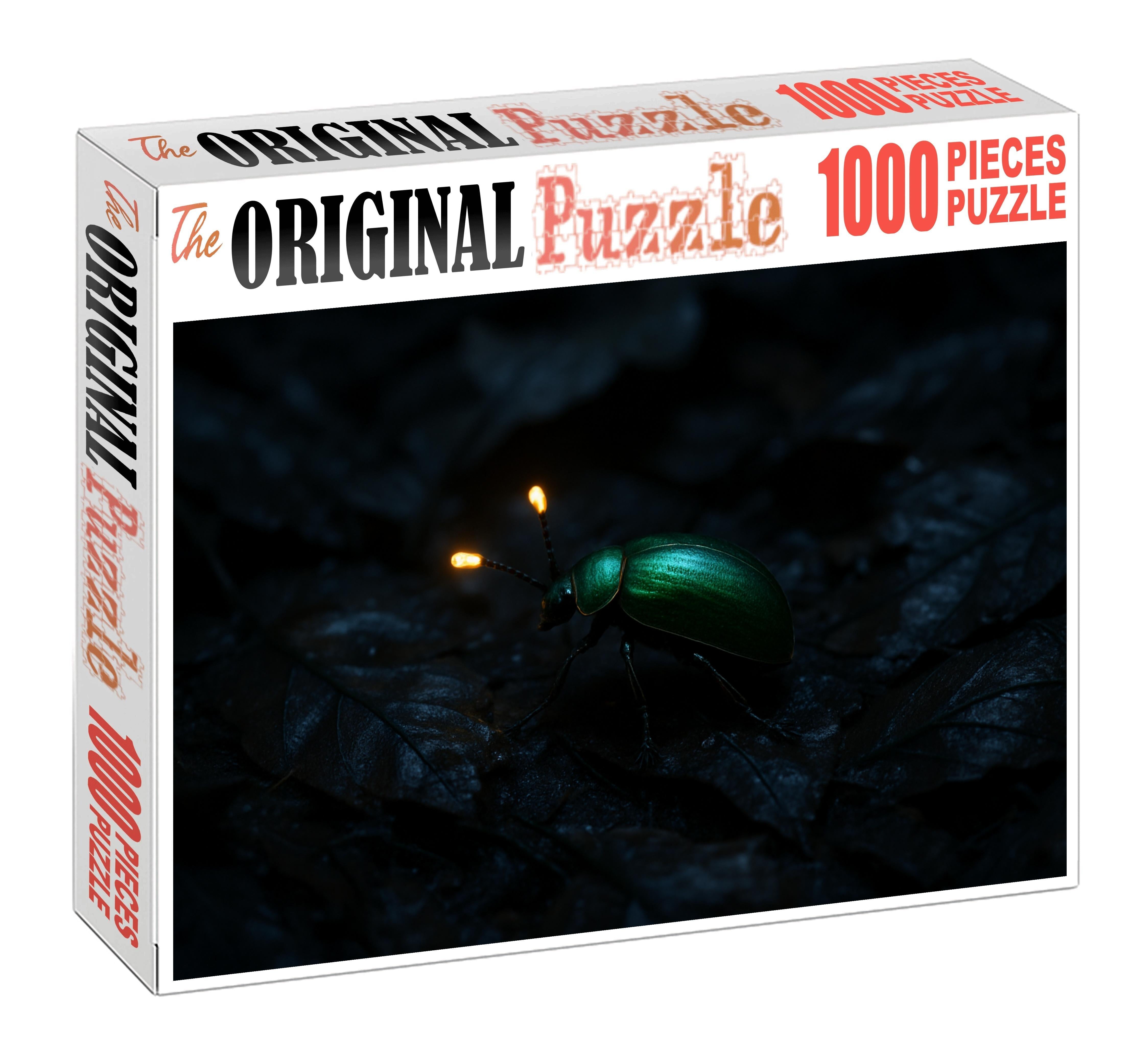 Topaz-tipped Antennae Beetle Nocturnal Forager With Jewel-like Sensory Organs Puzzle Collection