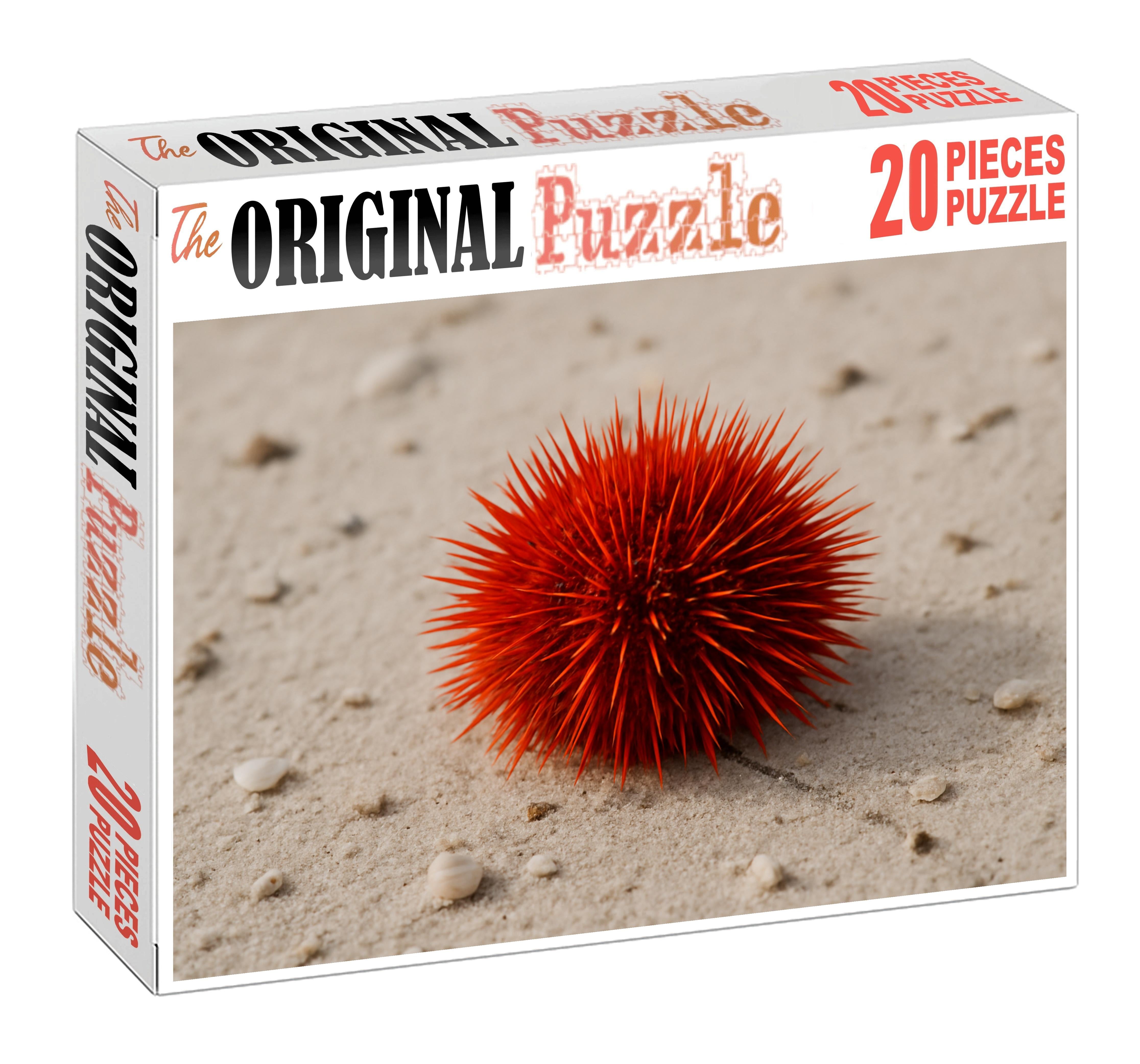 Crimson Spine Urchin Spiny Sentinel Of Sandy Slopes 200 Piece Puzzle