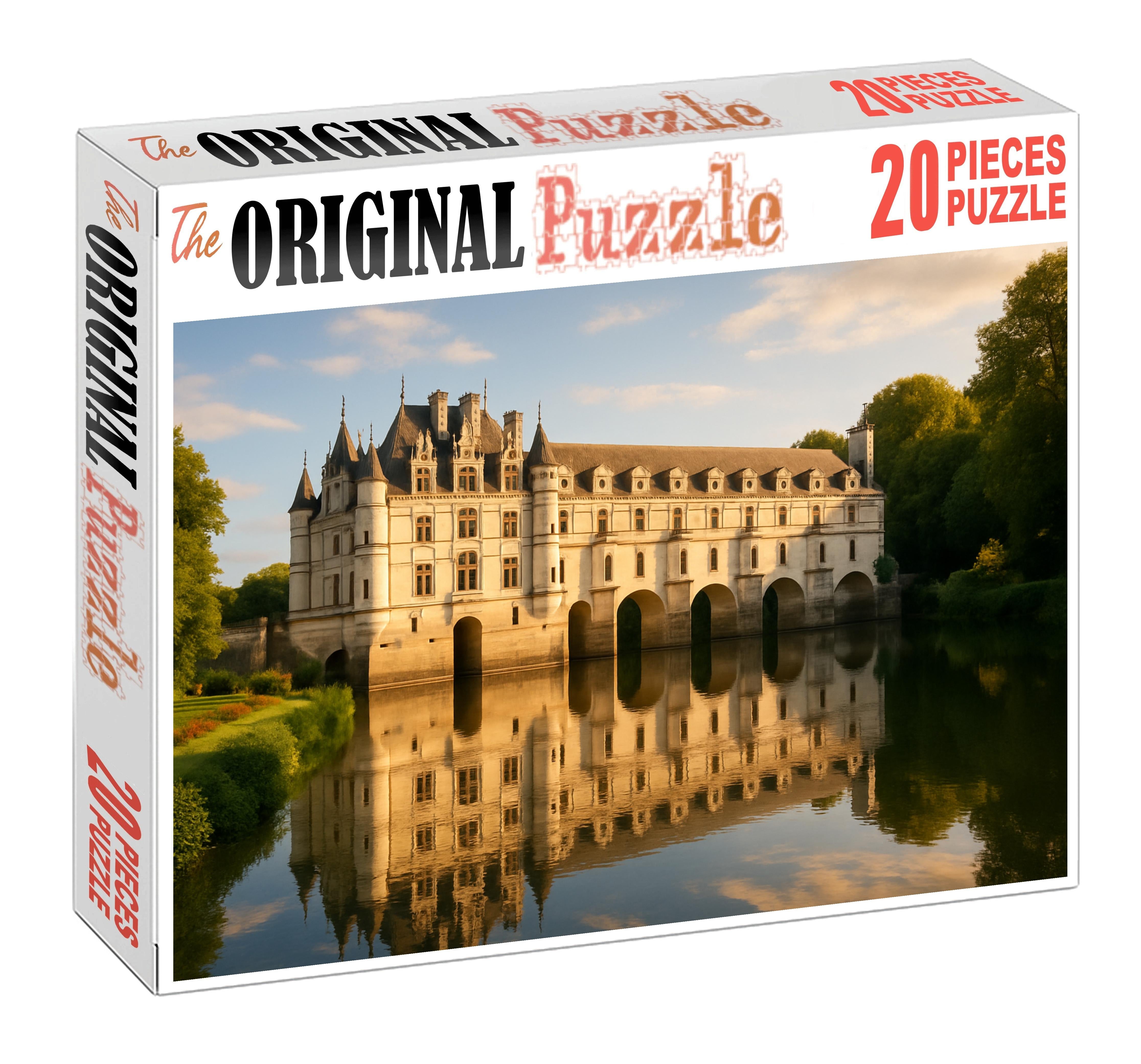 Chteau De Chenonceau Loire Valley France Identified By 6640 Globally For Its Graceful Renaissance Elegance Unique Puzzle Design