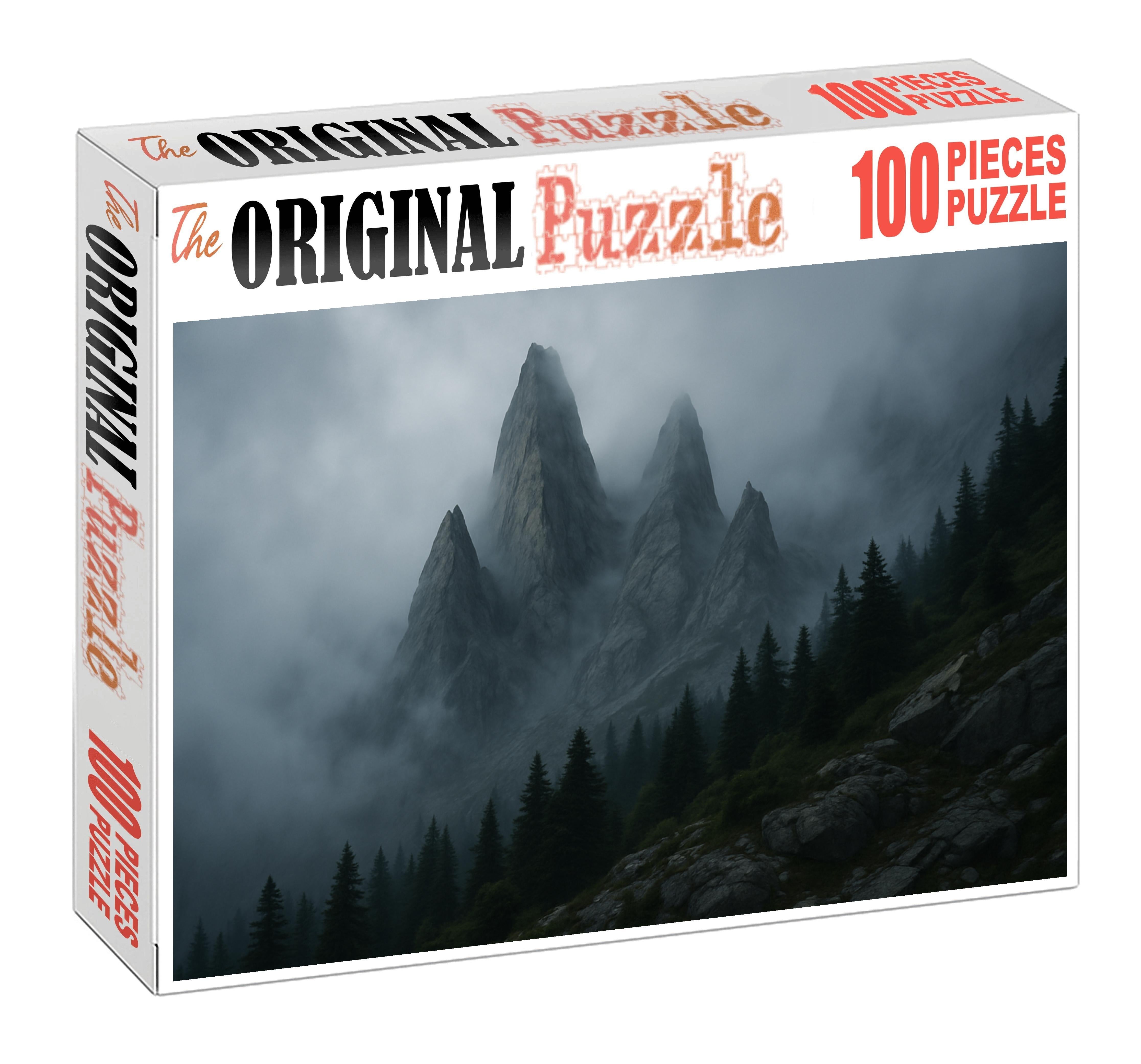 Foggy Mountain Pass 100 Piece Puzzle