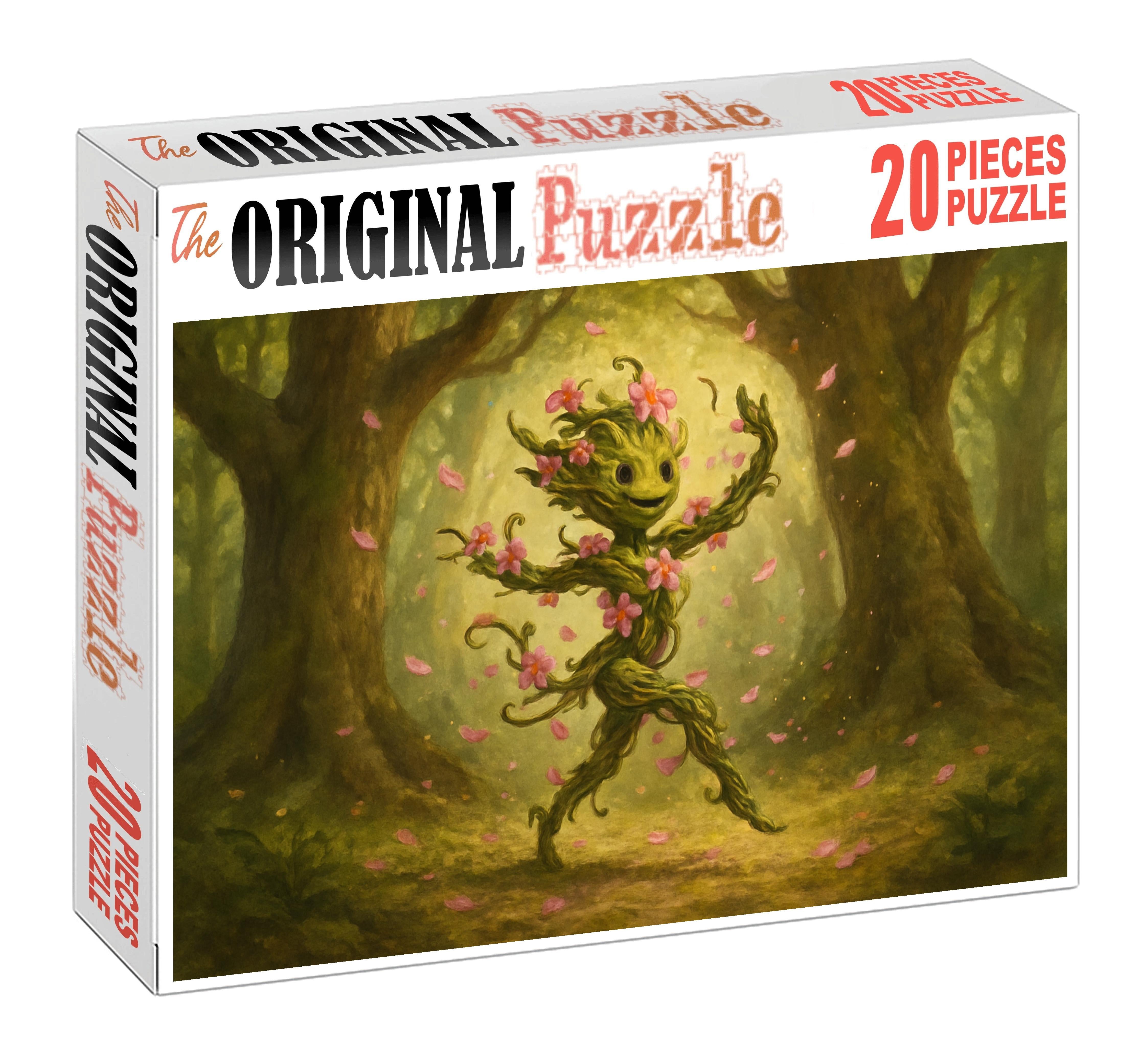 Veilroot Sylph Forest Spirit With Blossoming Vines Premium Puzzle Pieces
