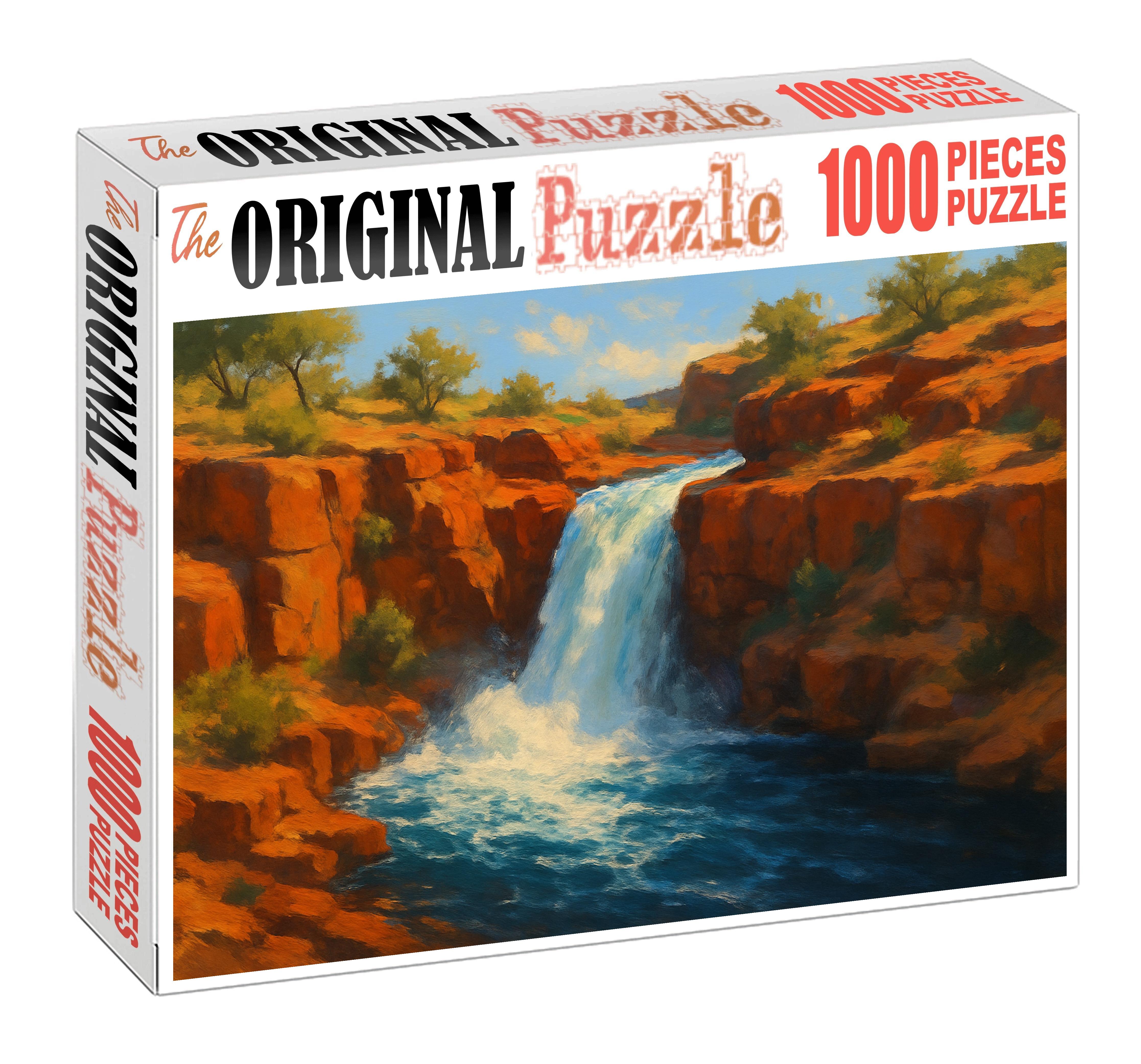 Crimson Ember Plunge 300 Piece Puzzle