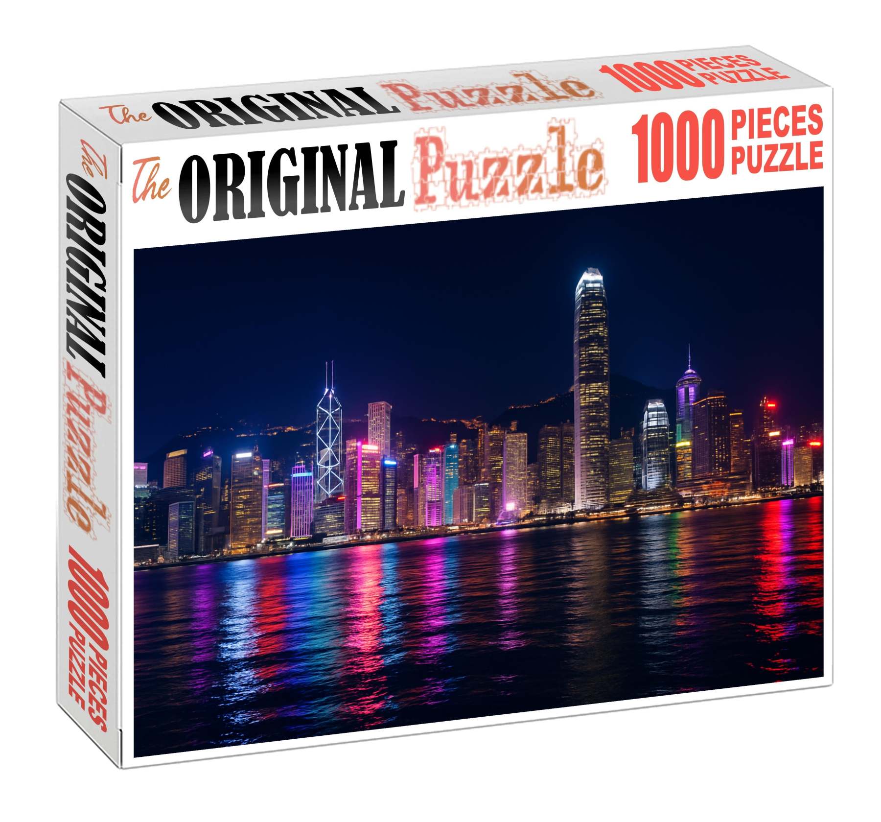 Hong Kong Victoria Harbour Skyline Renowned Globally As The 7th Most Iconic Featuring A Dazzling Vertical Forest Of Towers Puzzle For Kids