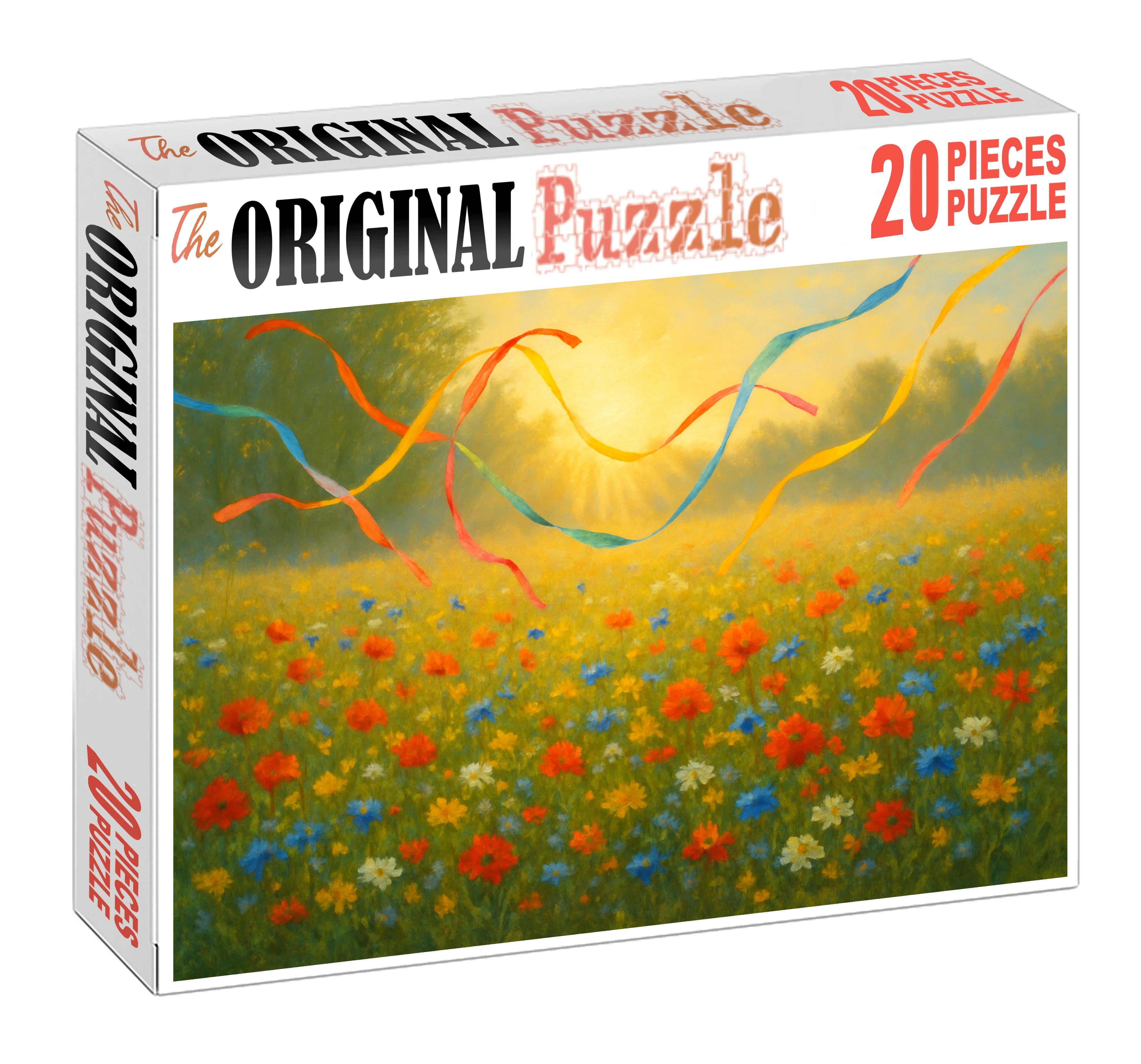 Sunrise Meadow Blossom Celebration Puzzle For Adults