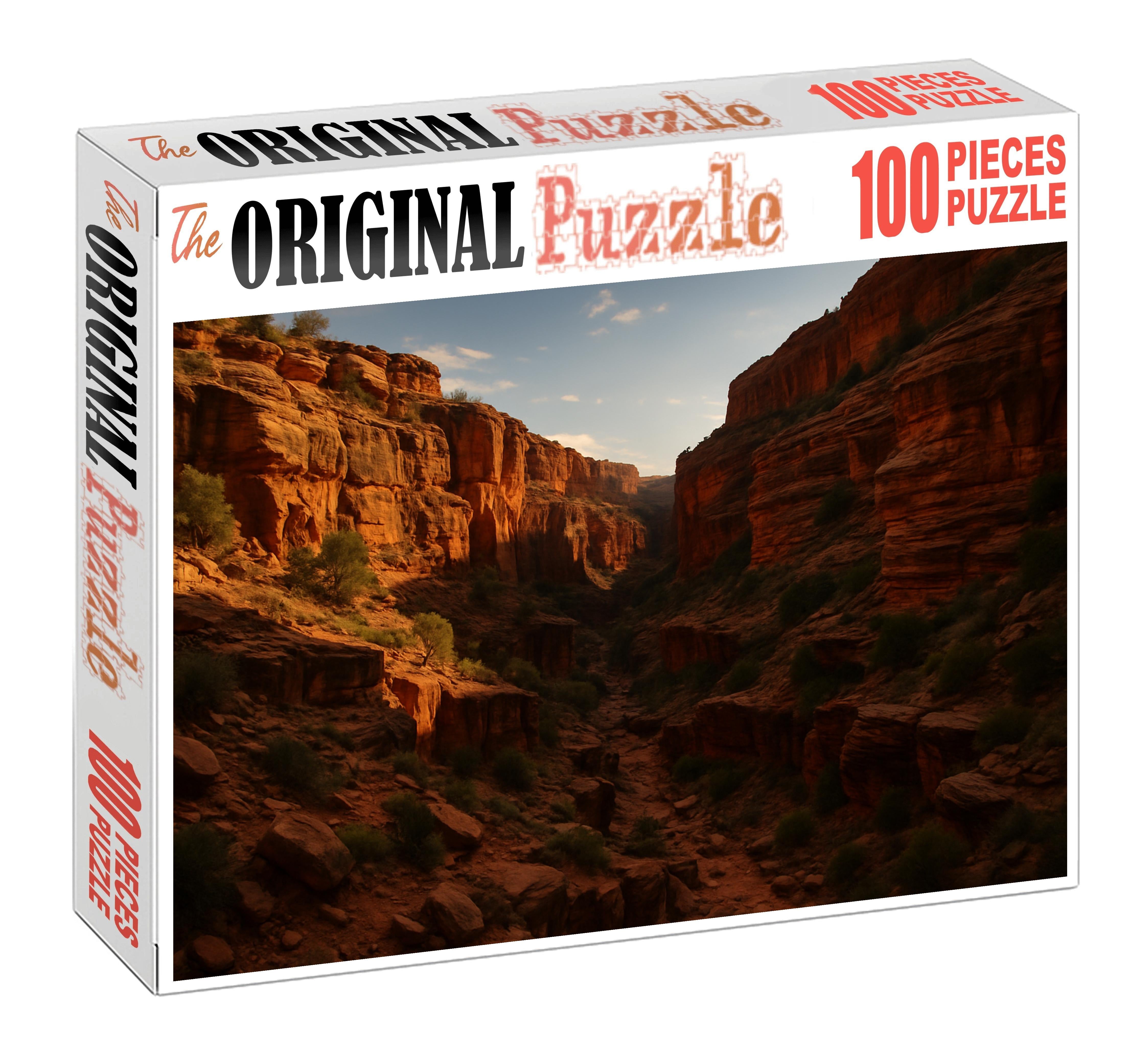 Sunlit Canyon Overlook 500 Piece Puzzle