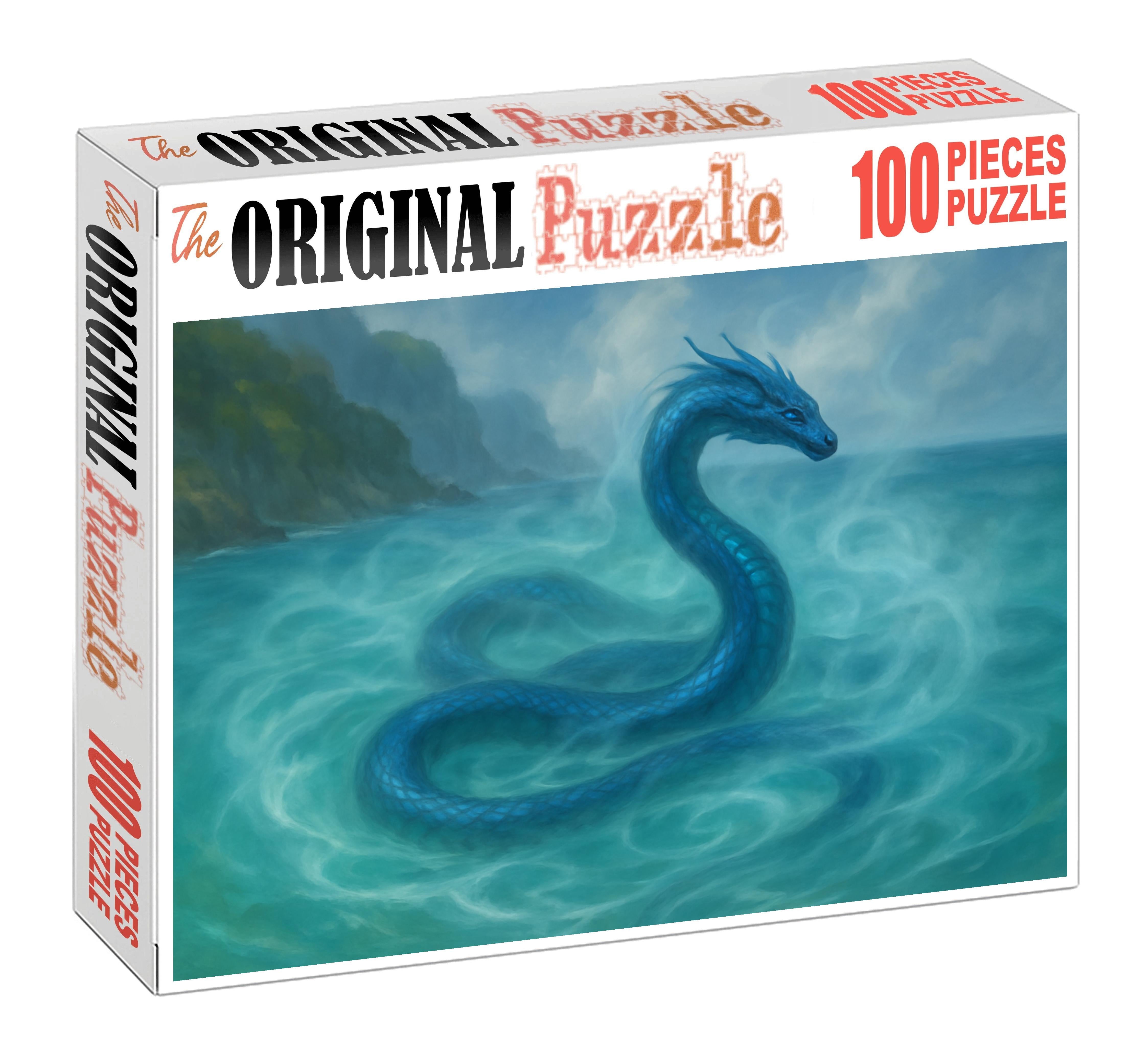 Azure Mirage Serpent Premium Puzzle Pieces