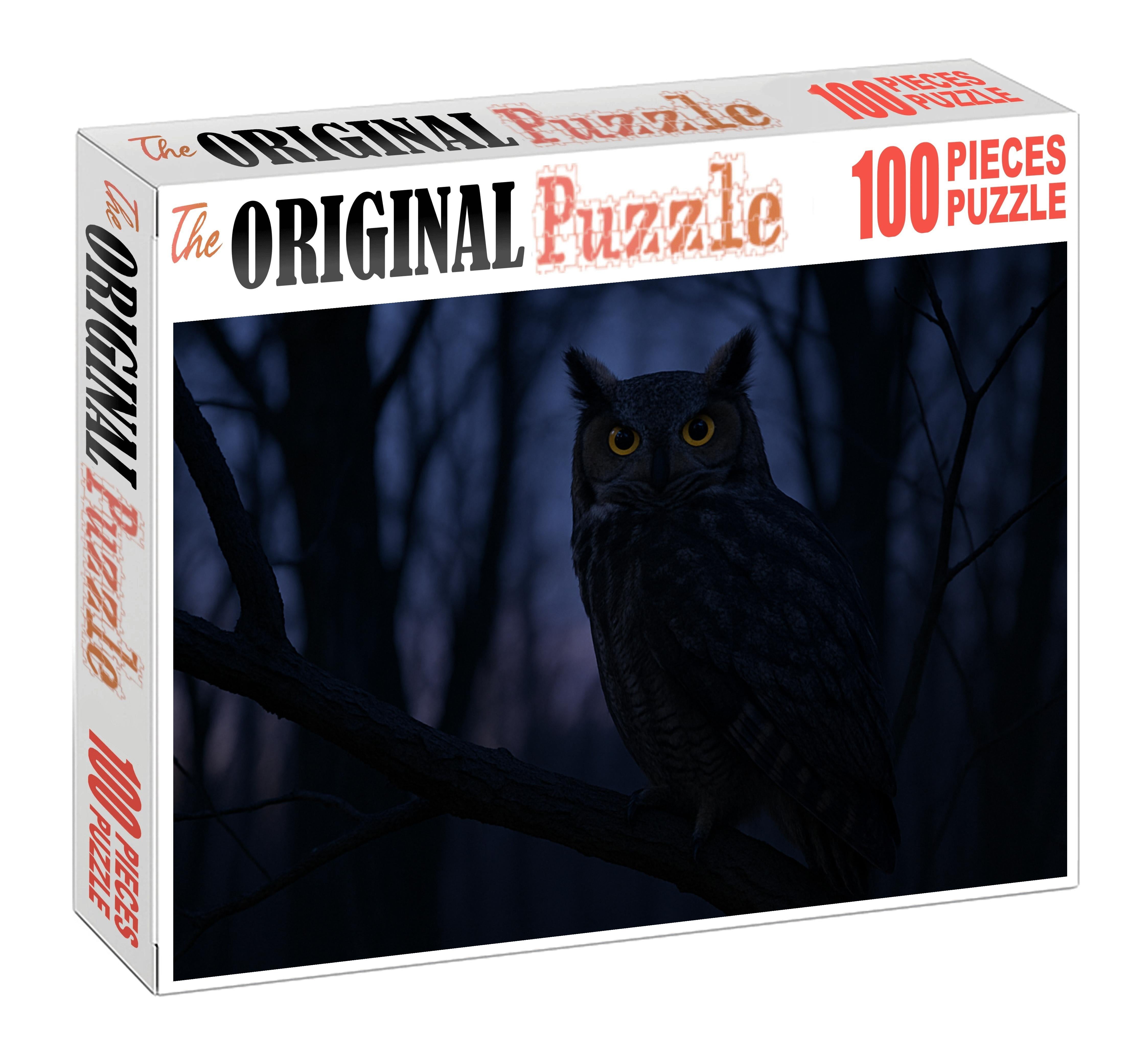 Great Horned Owl Night's Silent Apex Predator Puzzle For Kids