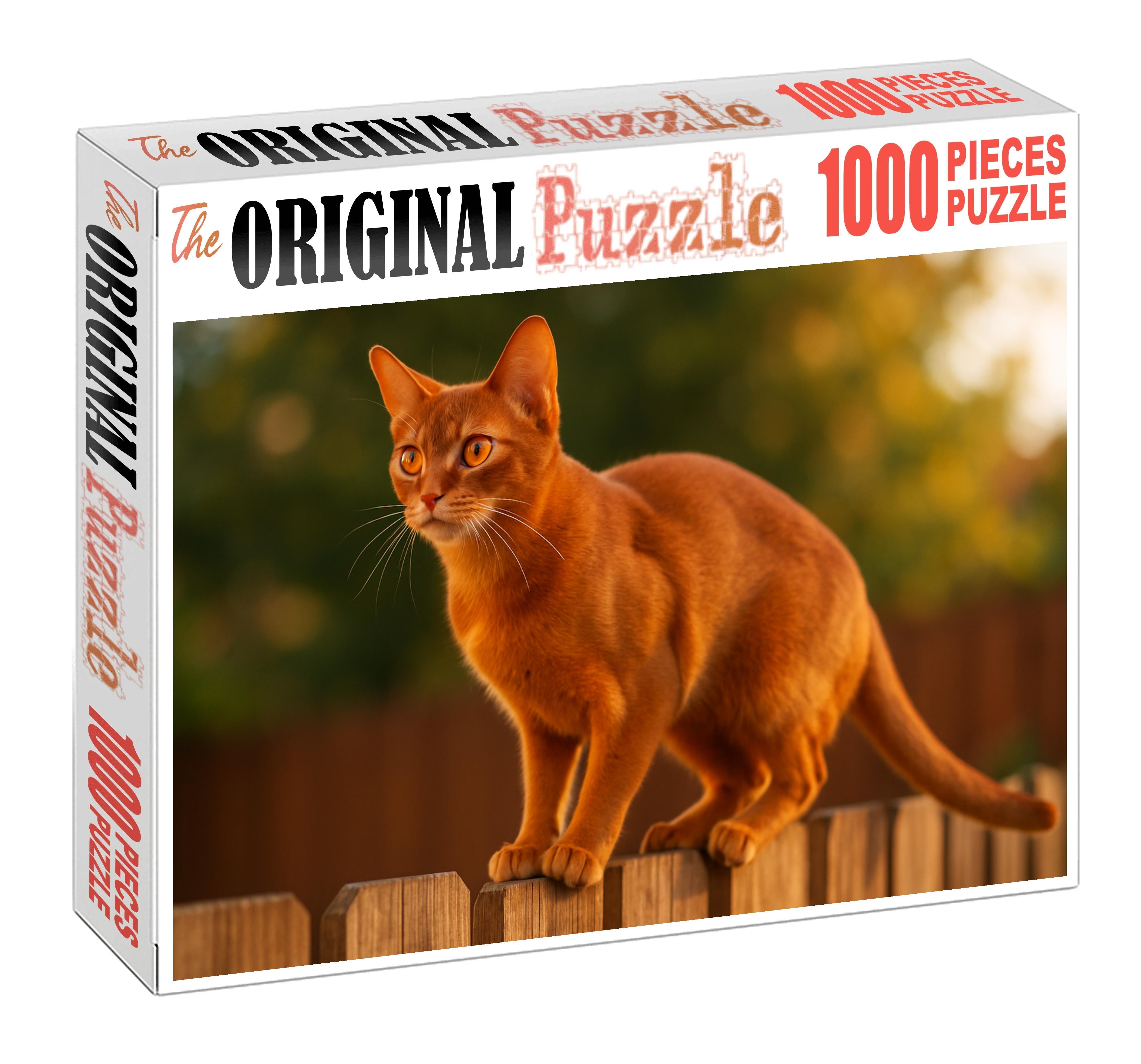 Amber Cascade Radiant Red Shorthair With Spirited Charm Family Puzzles