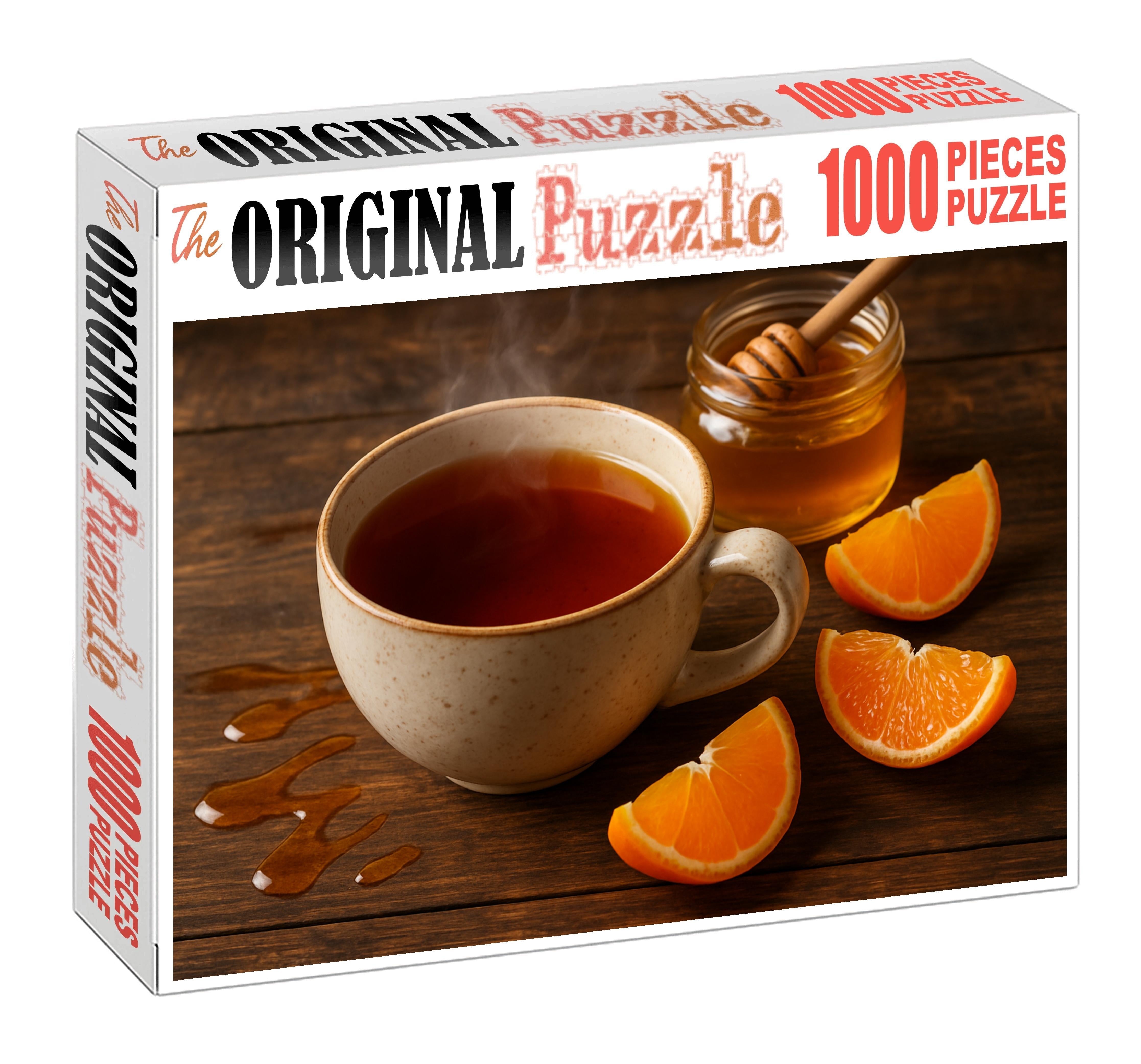 Honey Citrus Black Tea Unique Puzzle Design