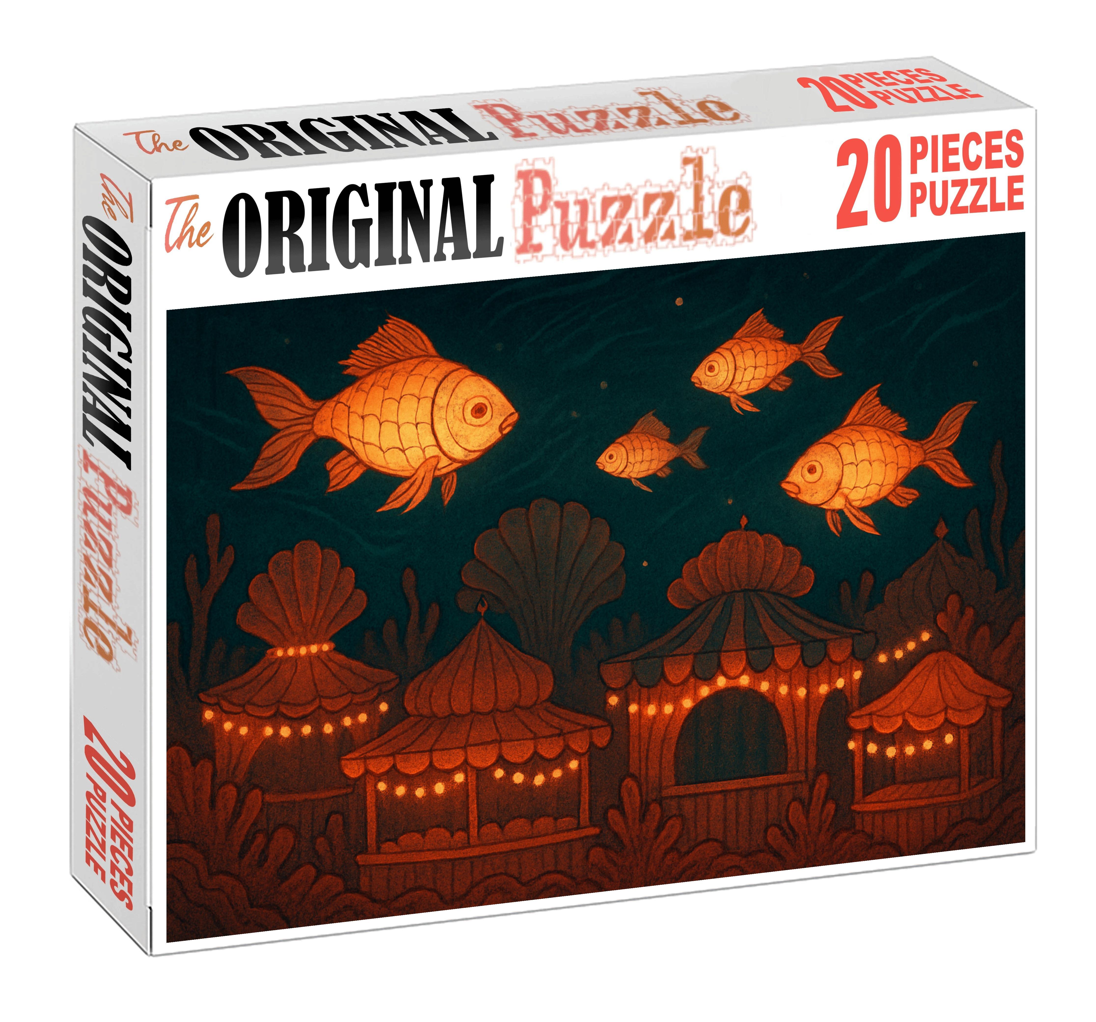 Lantern Fish Carnival 500 Piece Puzzle