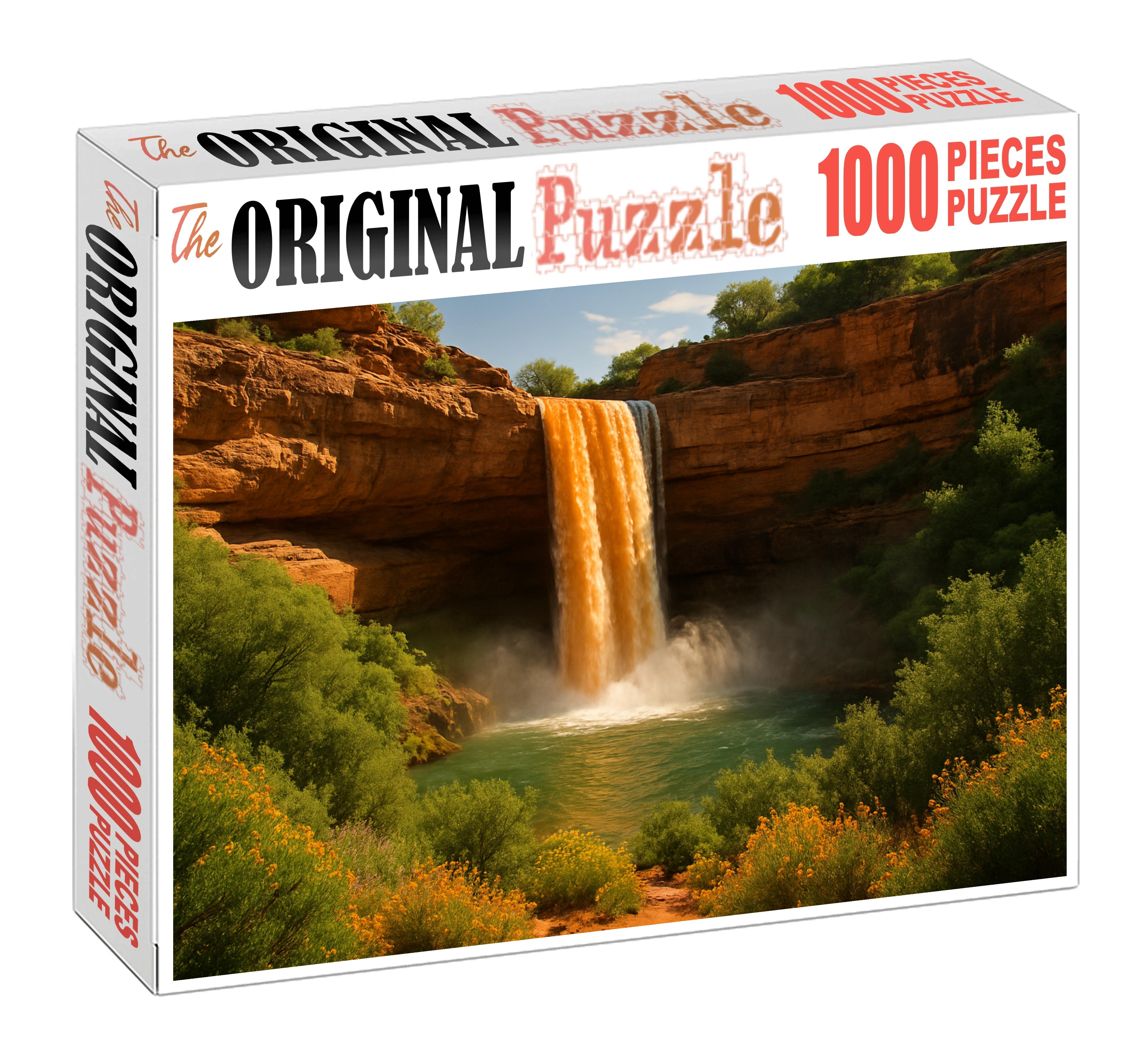 Amber Ribbon Plunge Premium Puzzle Pieces