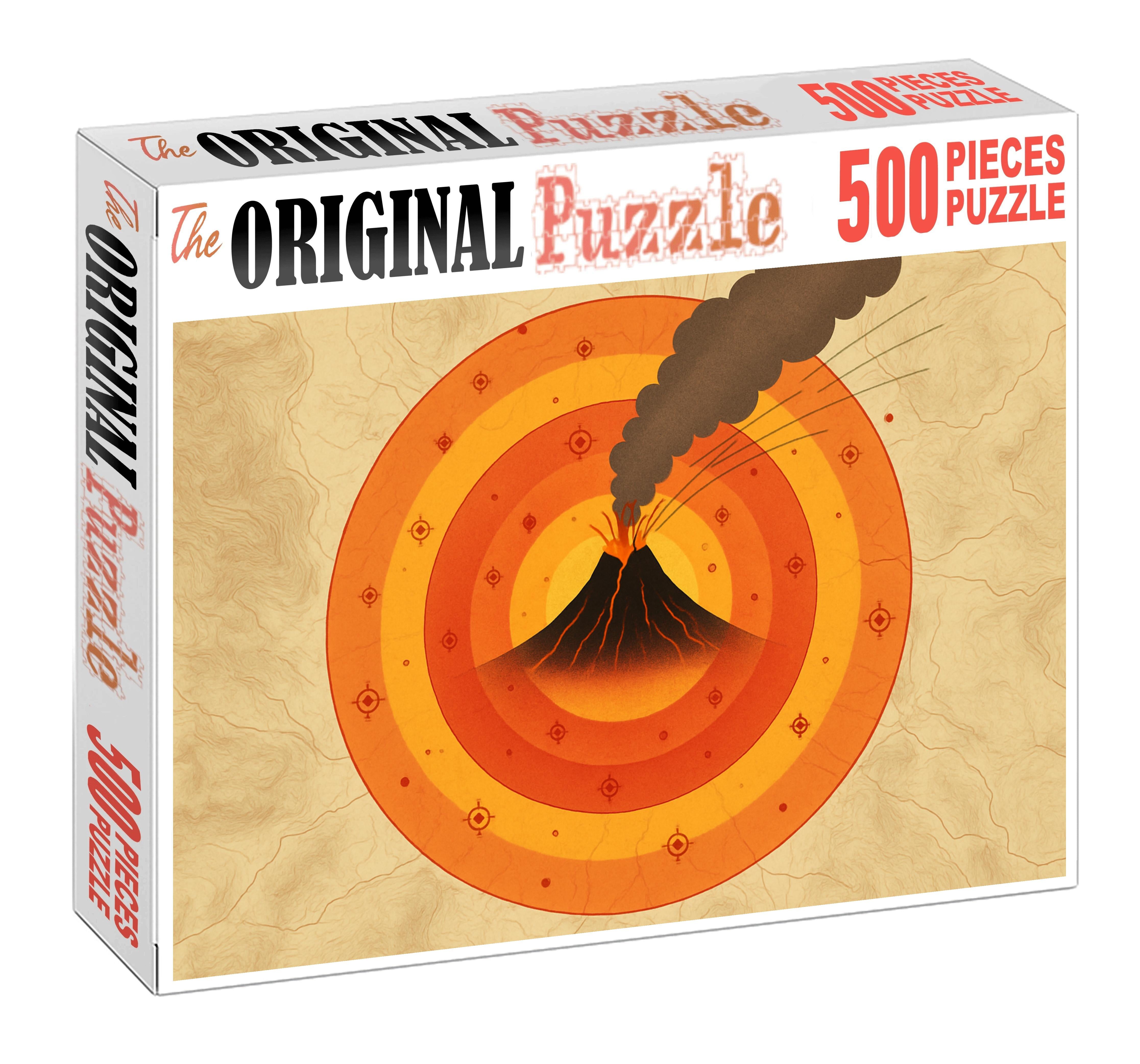 Volcanic Hazard Probability Zones 500 Piece Puzzle
