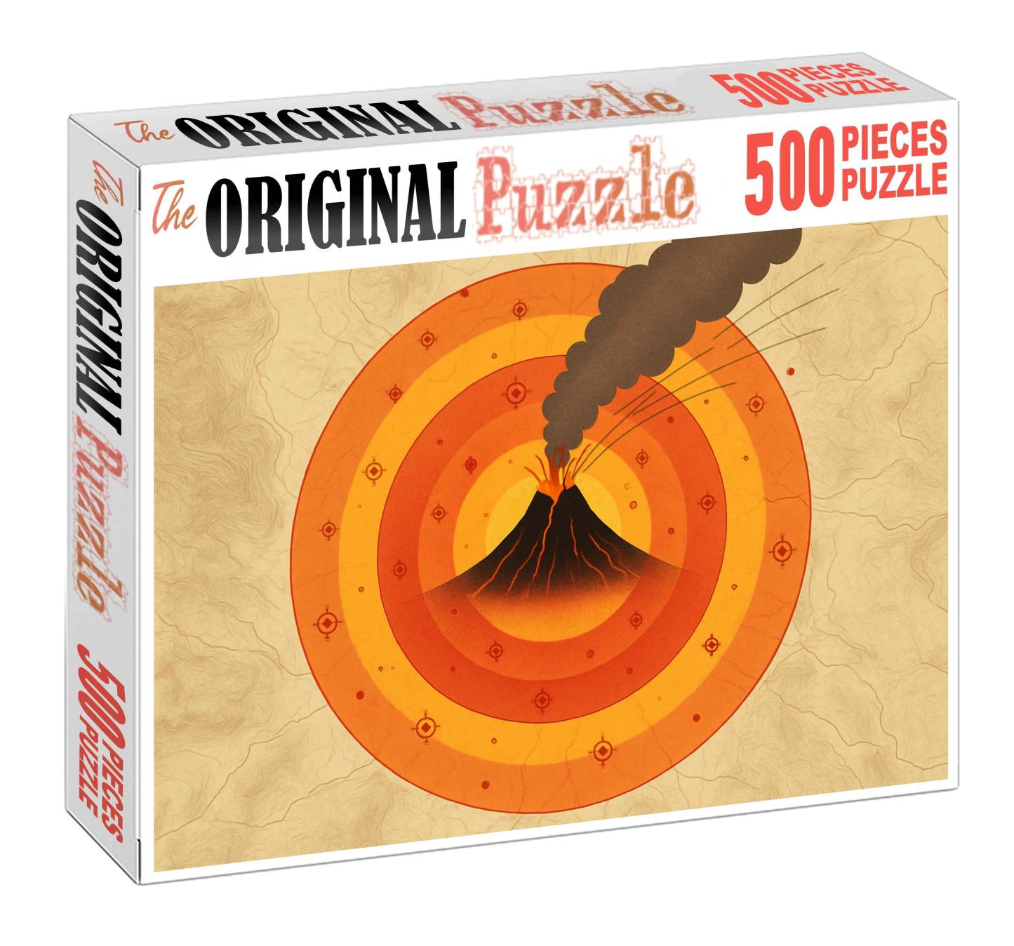 Volcanic Hazard Probability Zones 500 Piece Puzzle