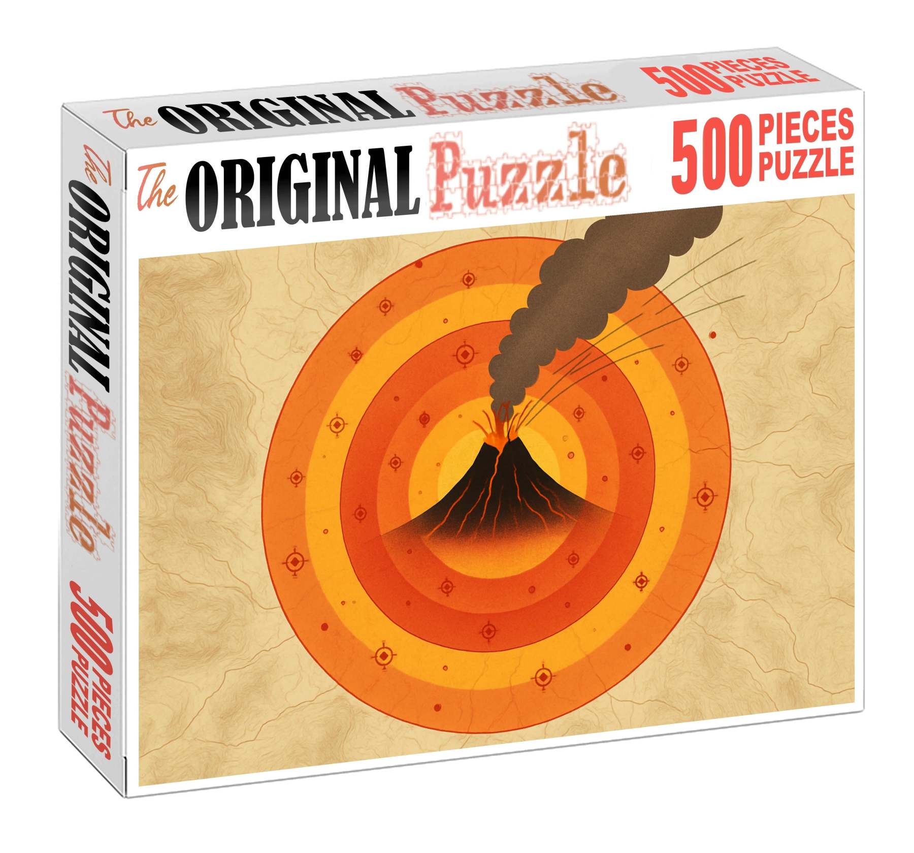 Volcanic Hazard Probability Zones 500 Piece Puzzle