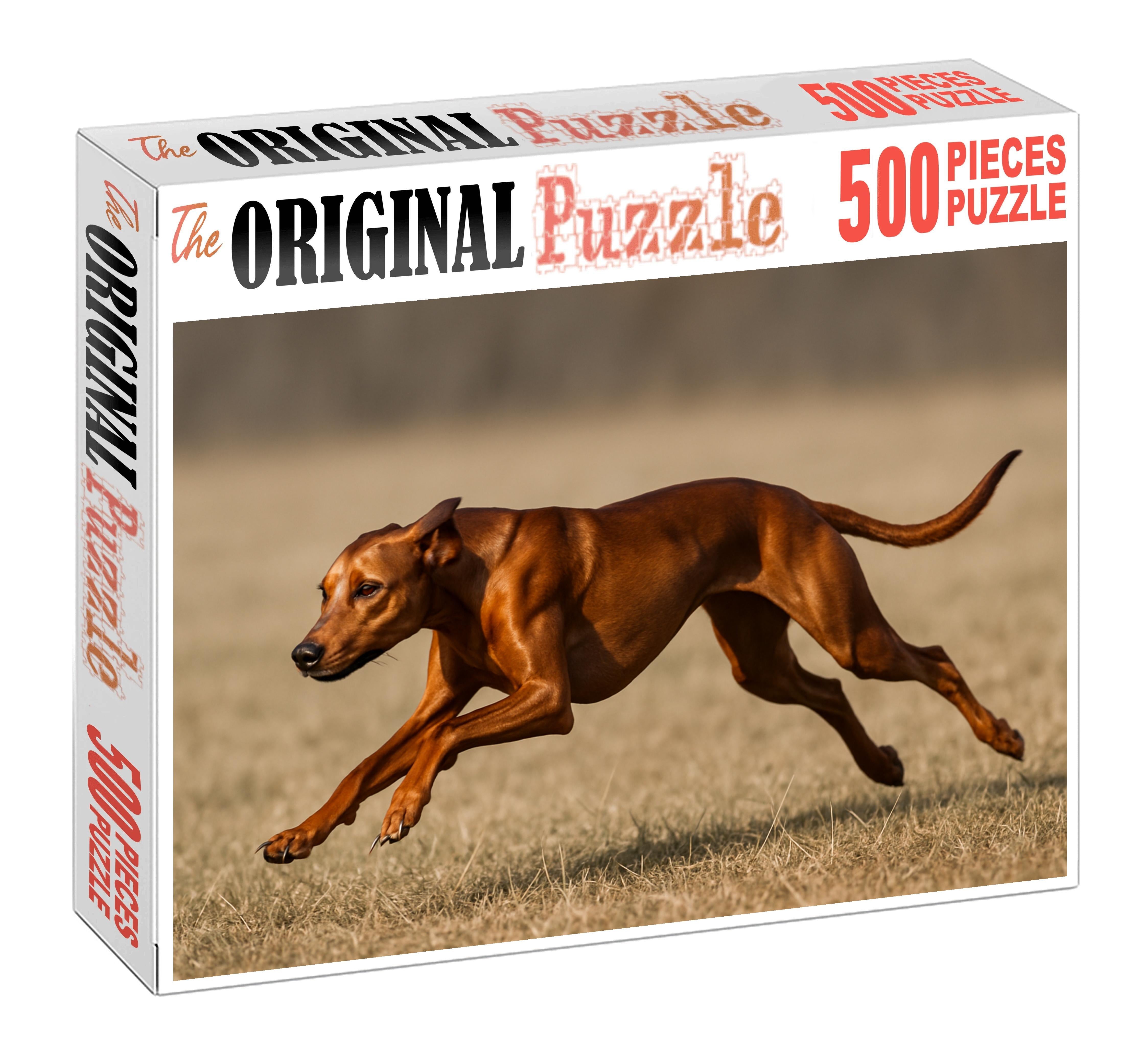 Bronze Flash Short-coated Energetic Hunter With Sharp Instincts Puzzle For Kids