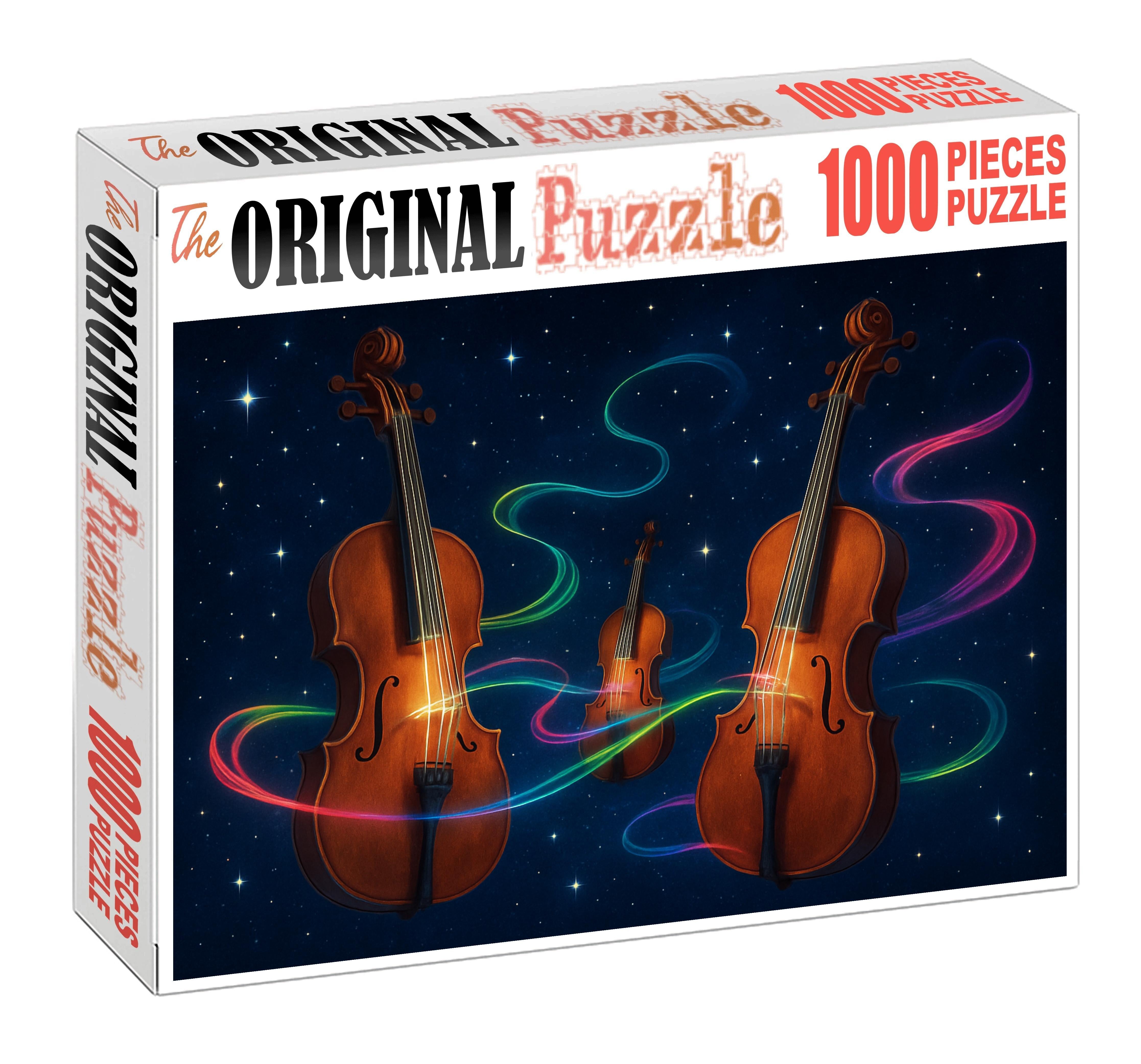 Celestial Violin Sonata Stars Played Upon Floating Strings Puzzle Fun