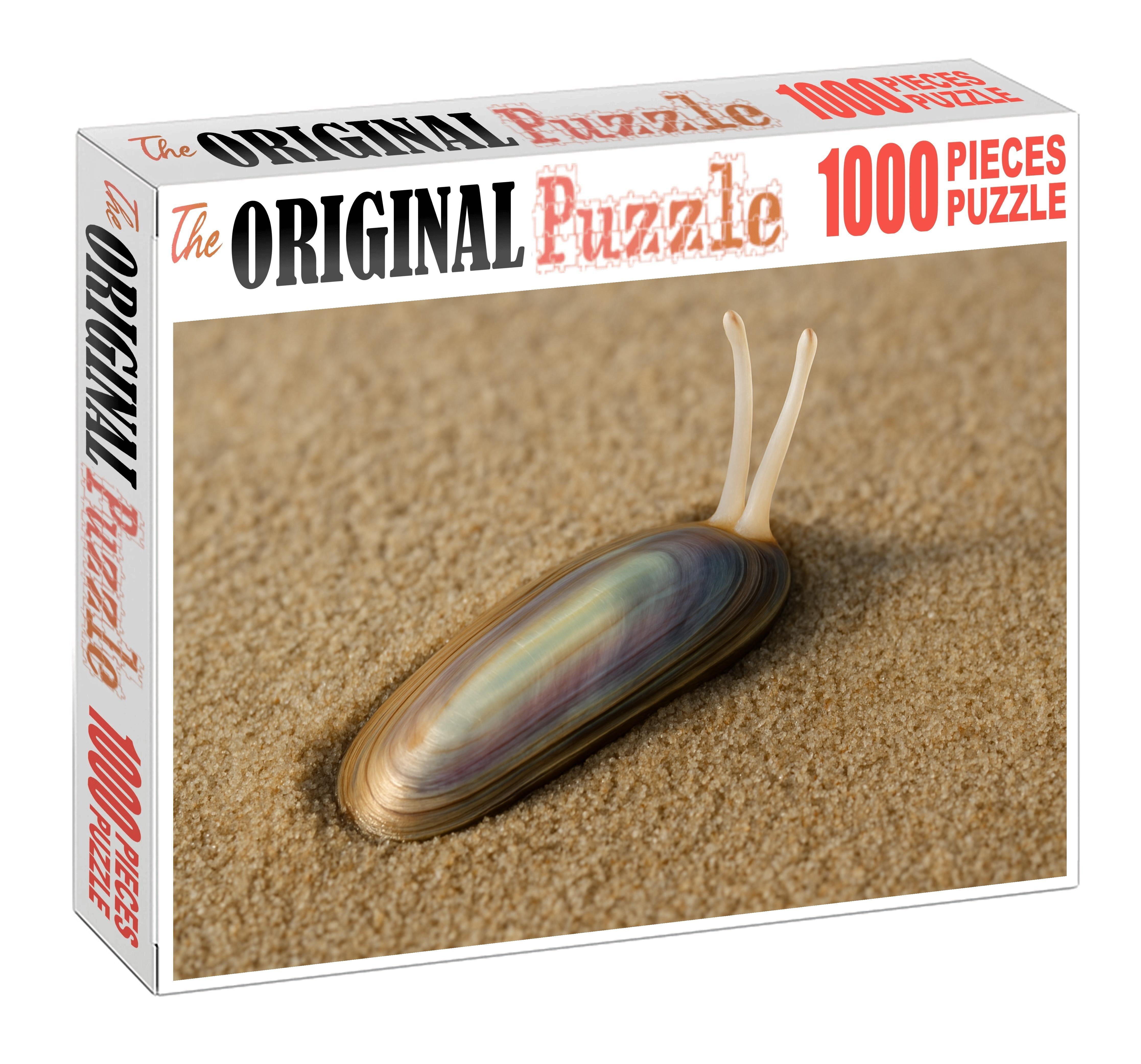 Celestial Razorclam Bivalve With Iridescent Shell And Rapid Burrowing 200 Piece Puzzle