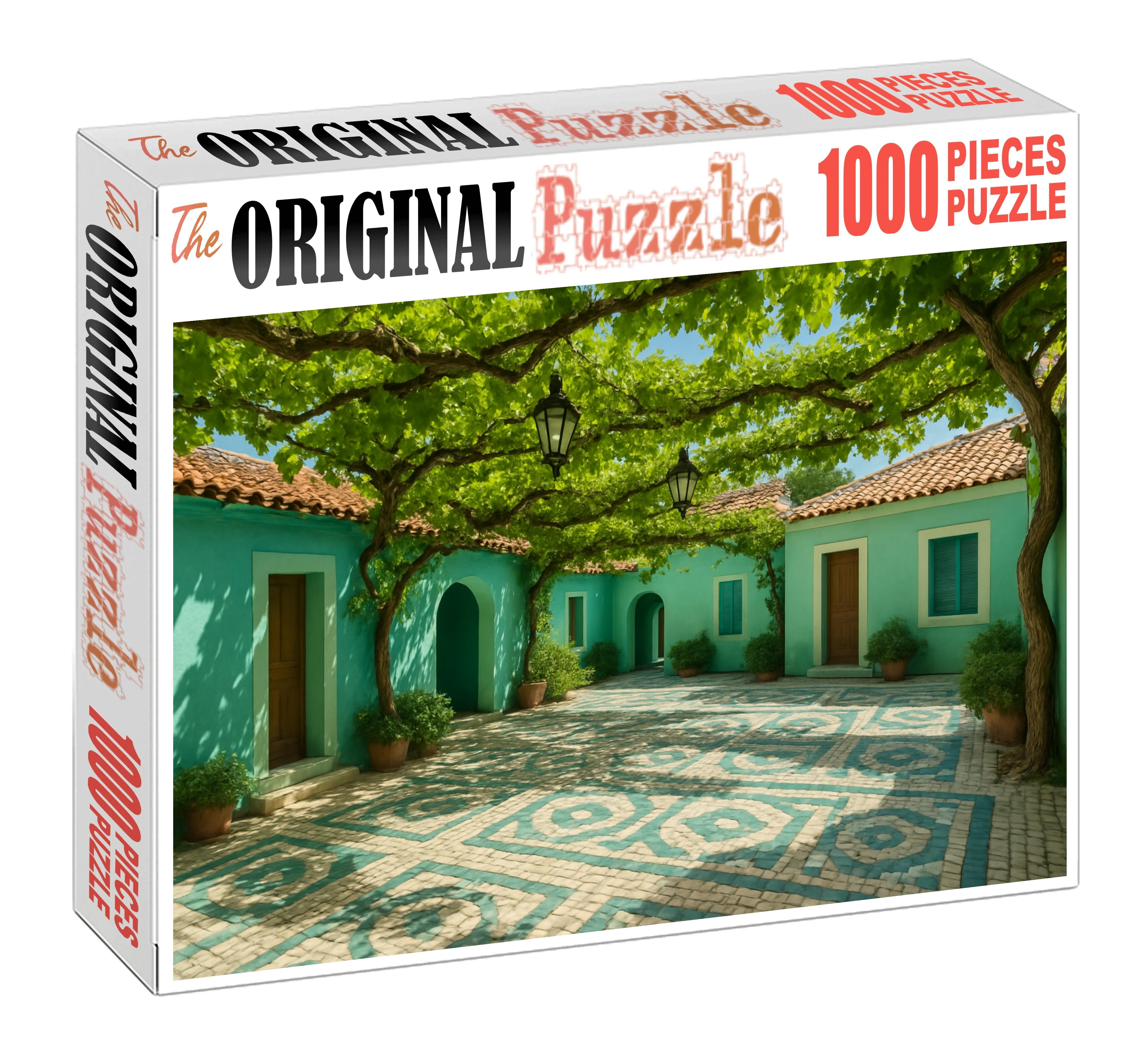 Turquoise Courtyard 300 Piece Puzzle