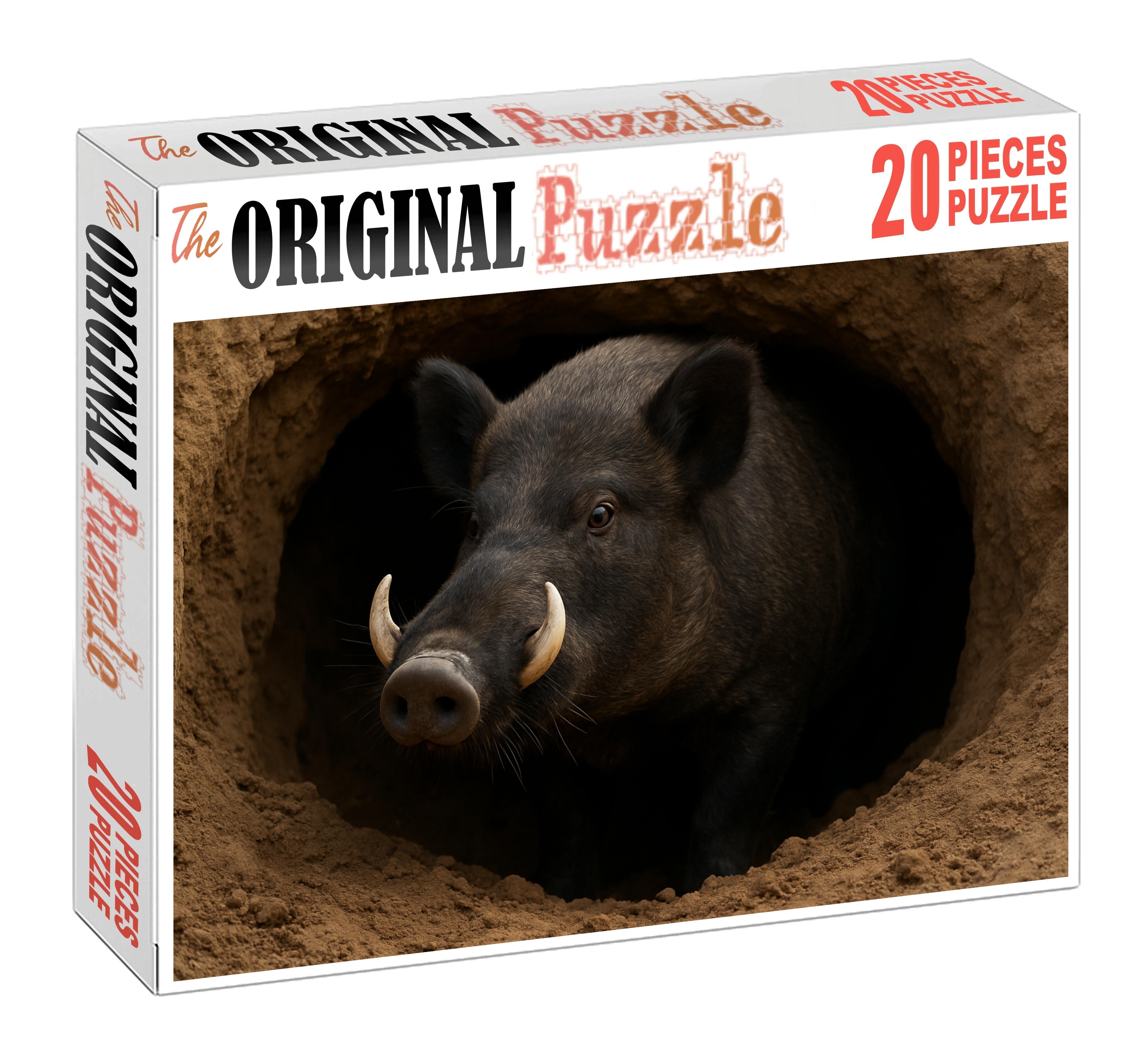Shadow Tusked Mammal Subterranean Forager With Enormous Incisors Large Format Puzzle