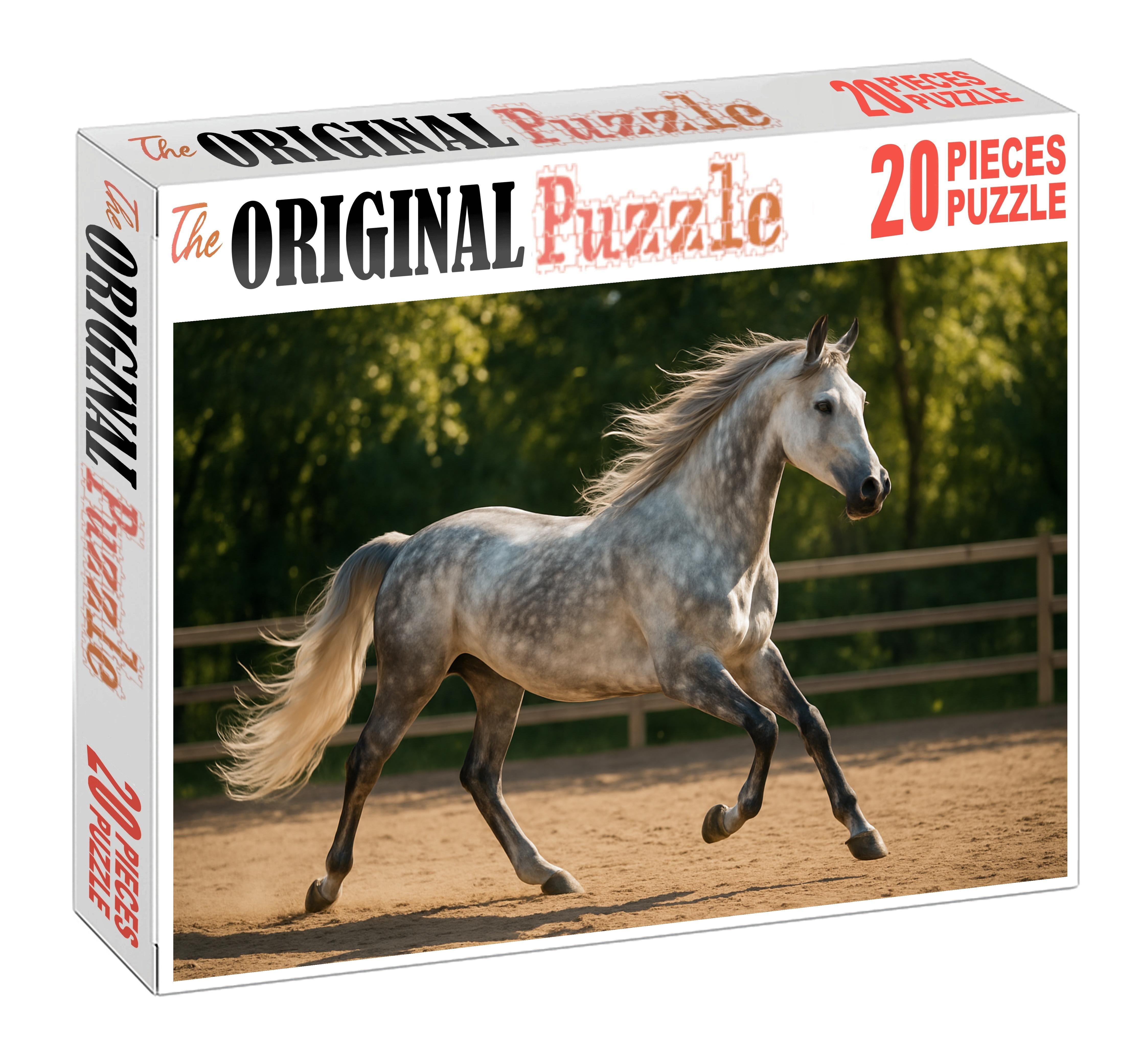 Willowbrook Silver Charm Graceful Dapple Gray Mare With Fluid Dressage Movements Easy Puzzles
