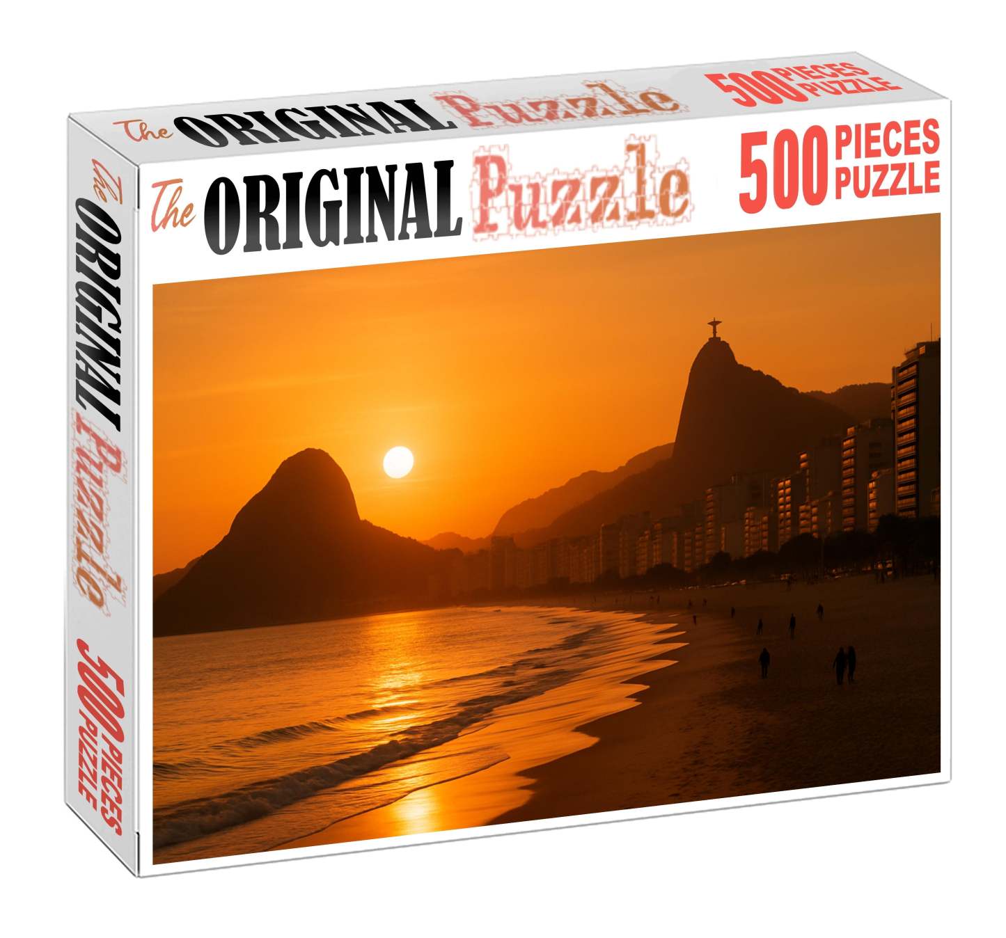 Rio De Janeiro Waterfront Skyline Iconic Beachside Profile Featuring Sugarloaf Mountain And Christ The Redeemer Puzzle Challenge