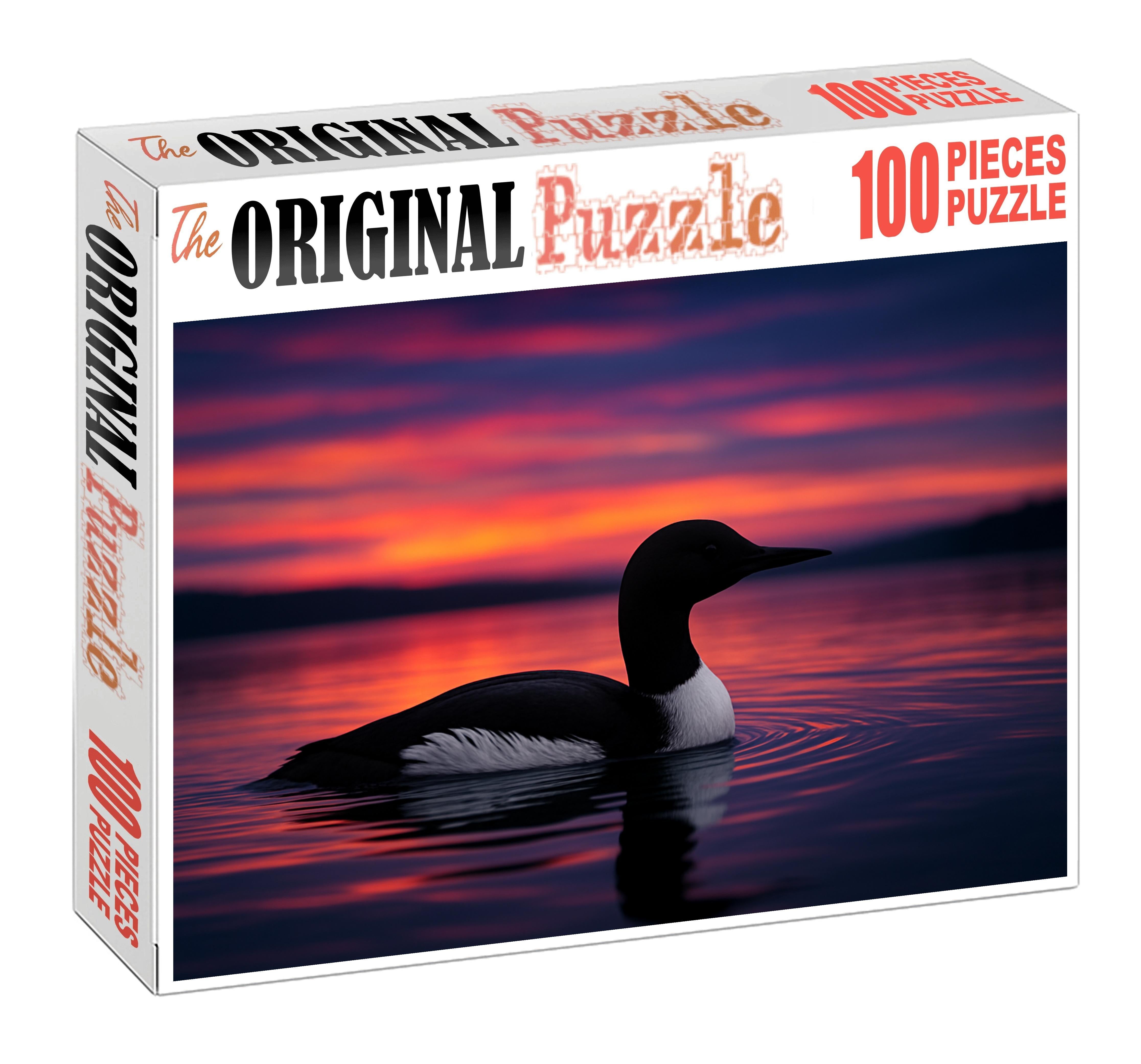 Pacific Loon Deep-water Diver Extraordinaire Large Format Puzzle