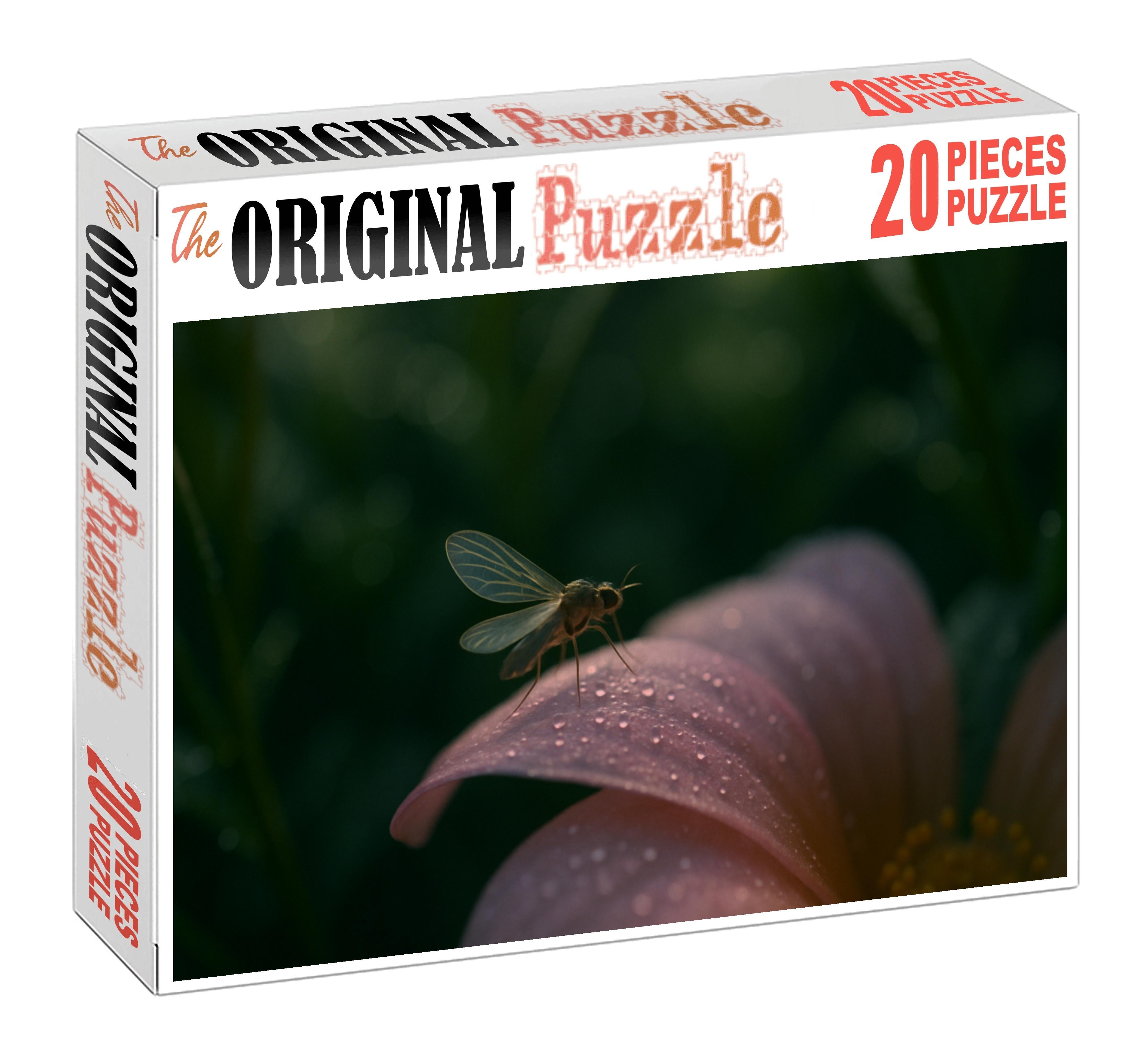Glasswing Hopper Transparent Insect With Hyper-flexible Wings Custom Jigsaw Puzzle