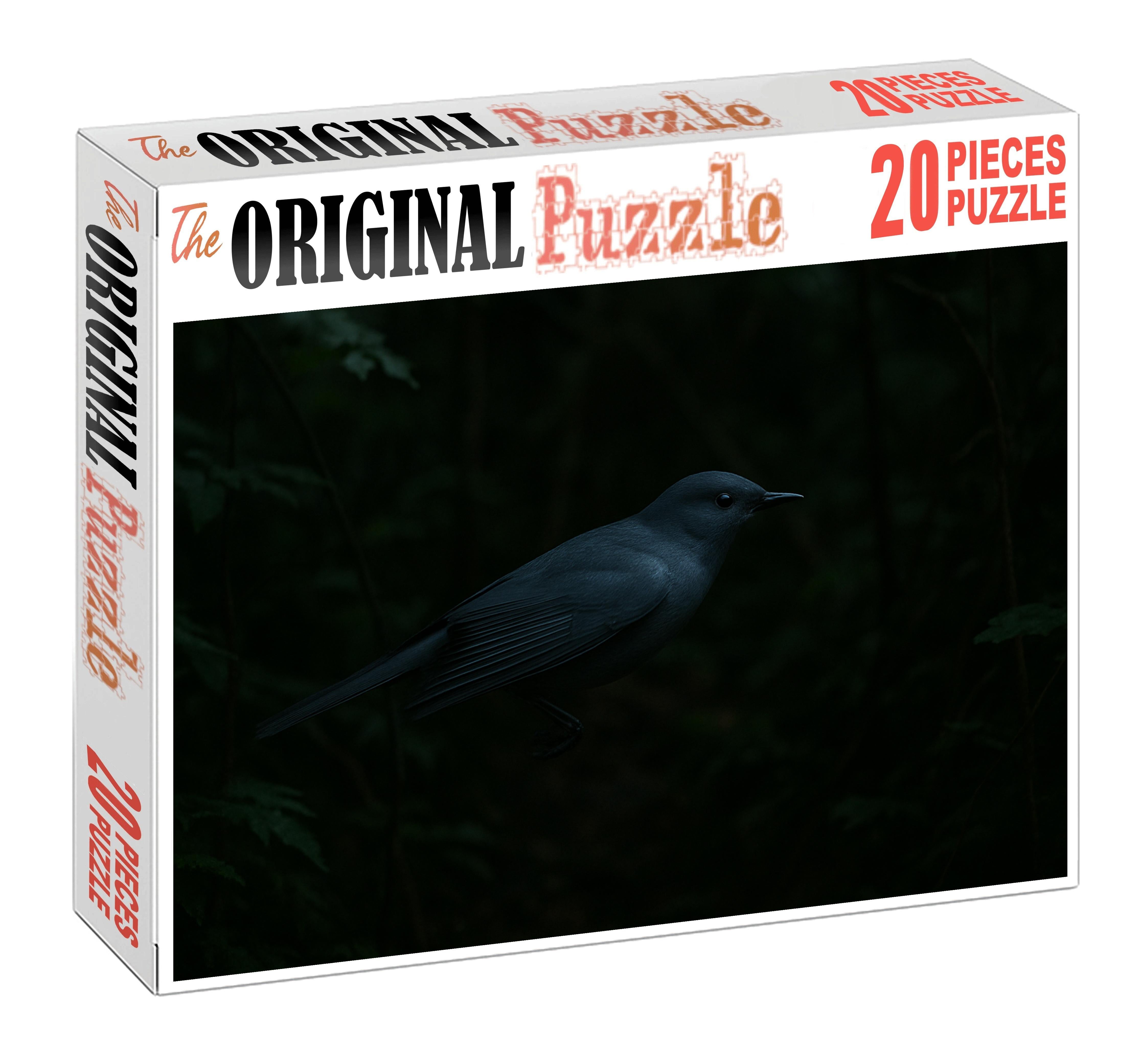 Dusky Veil Silent Forest Phantom With Shimmering Plumage 50 Piece Puzzle