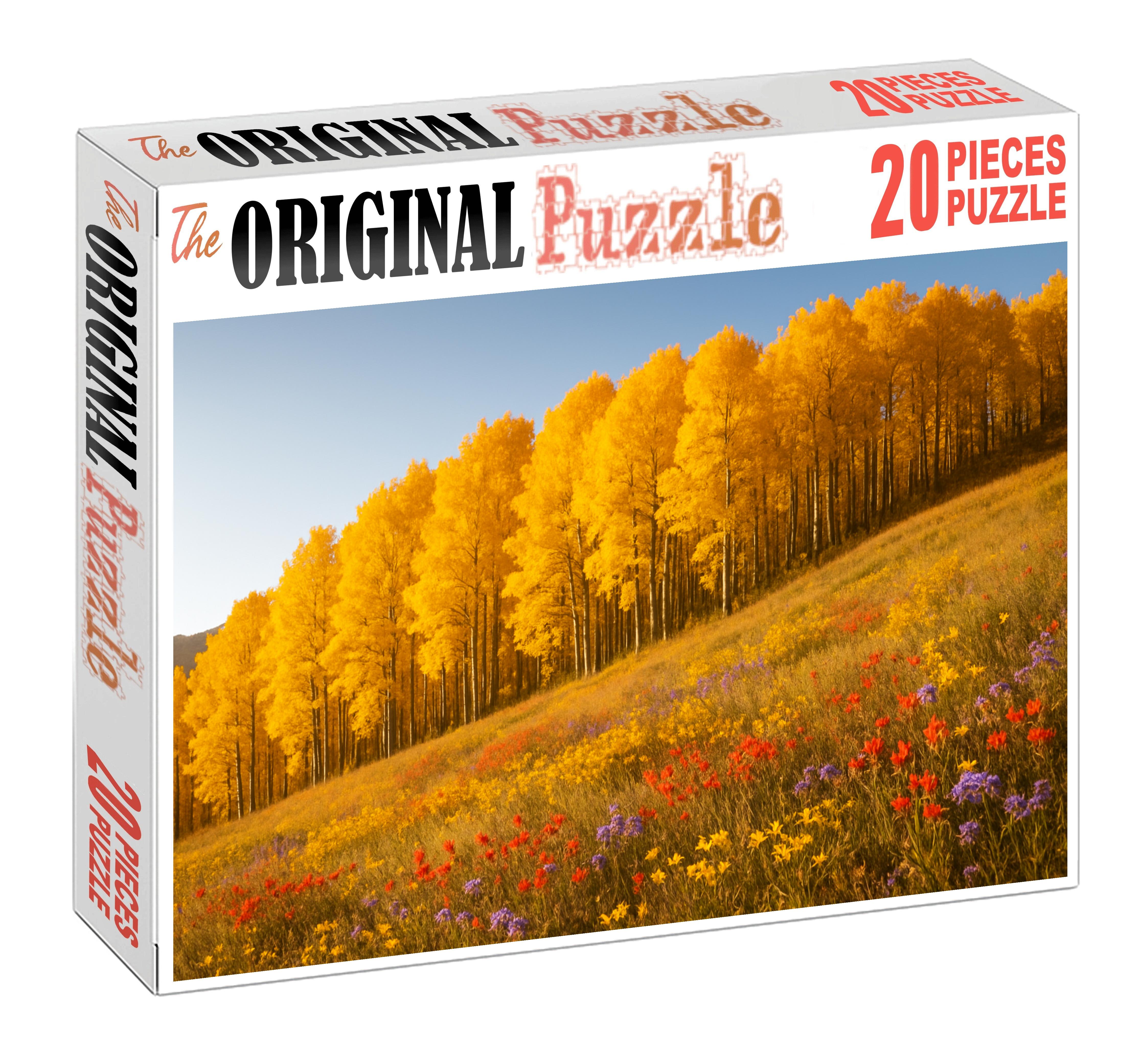 Golden Aspen Rise 20 Piece Puzzle