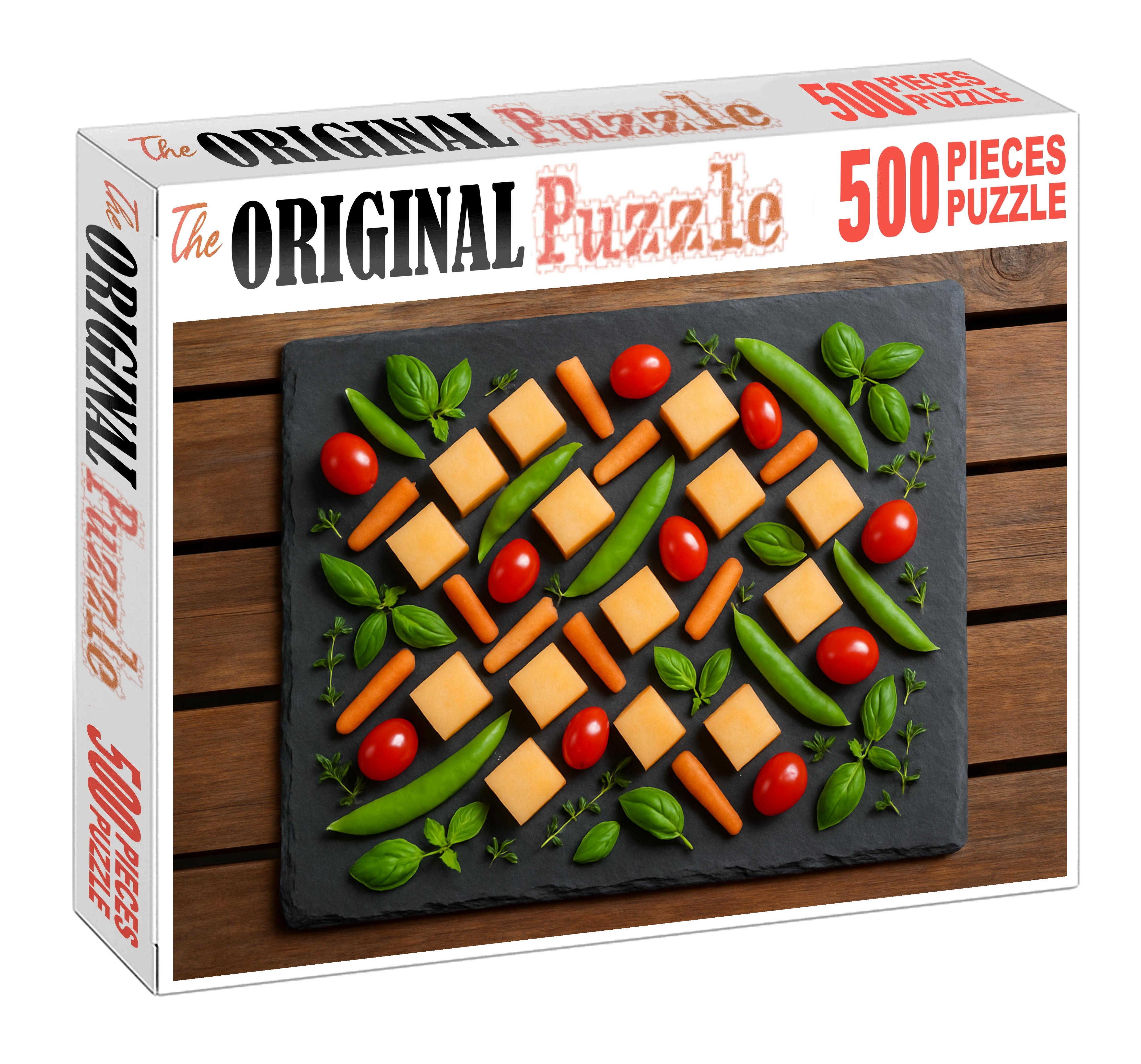 Garden Mosaic With Vegetable Accents Puzzle Challenge