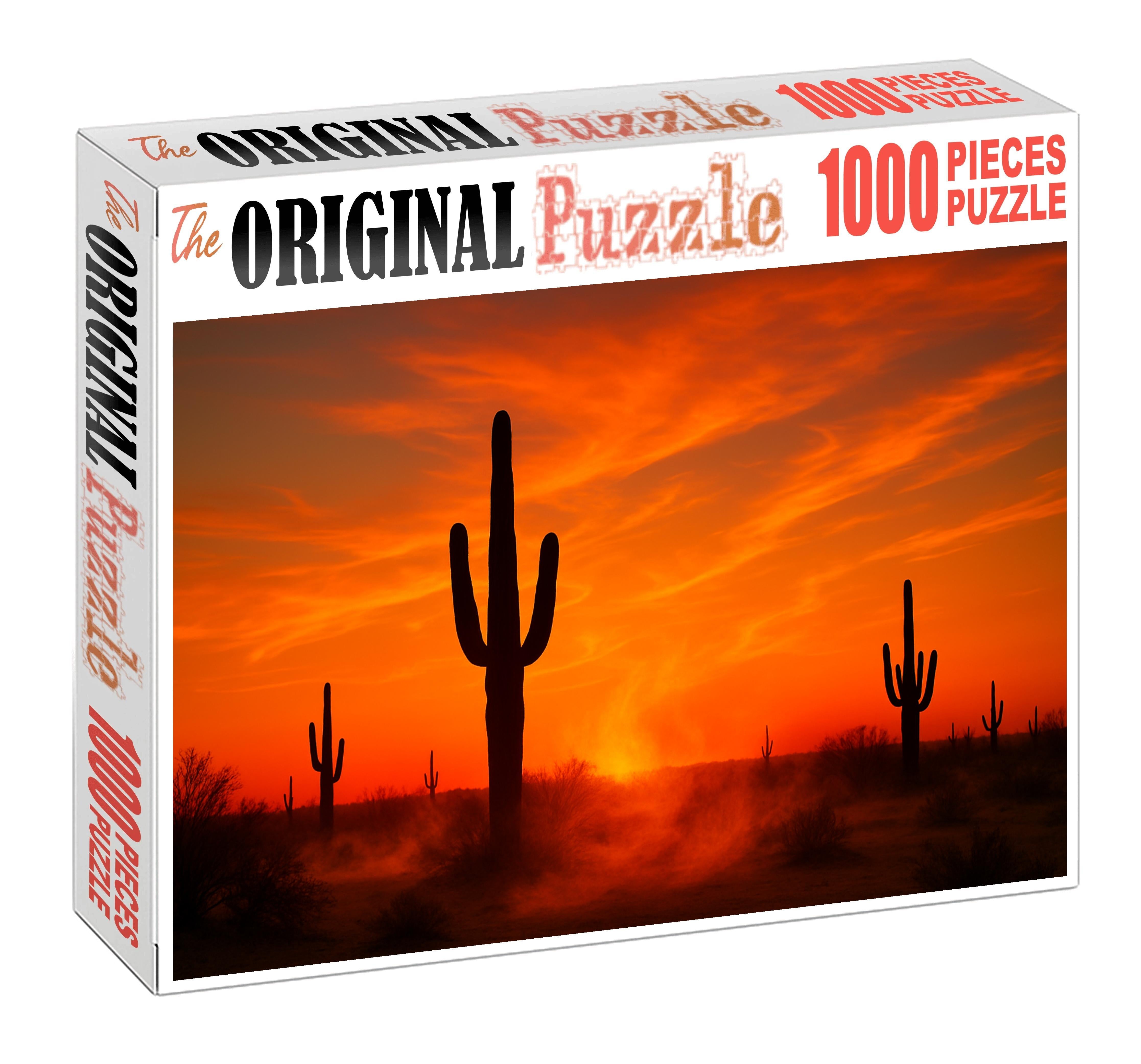 Saffron Sky Expanse Puzzle Collection