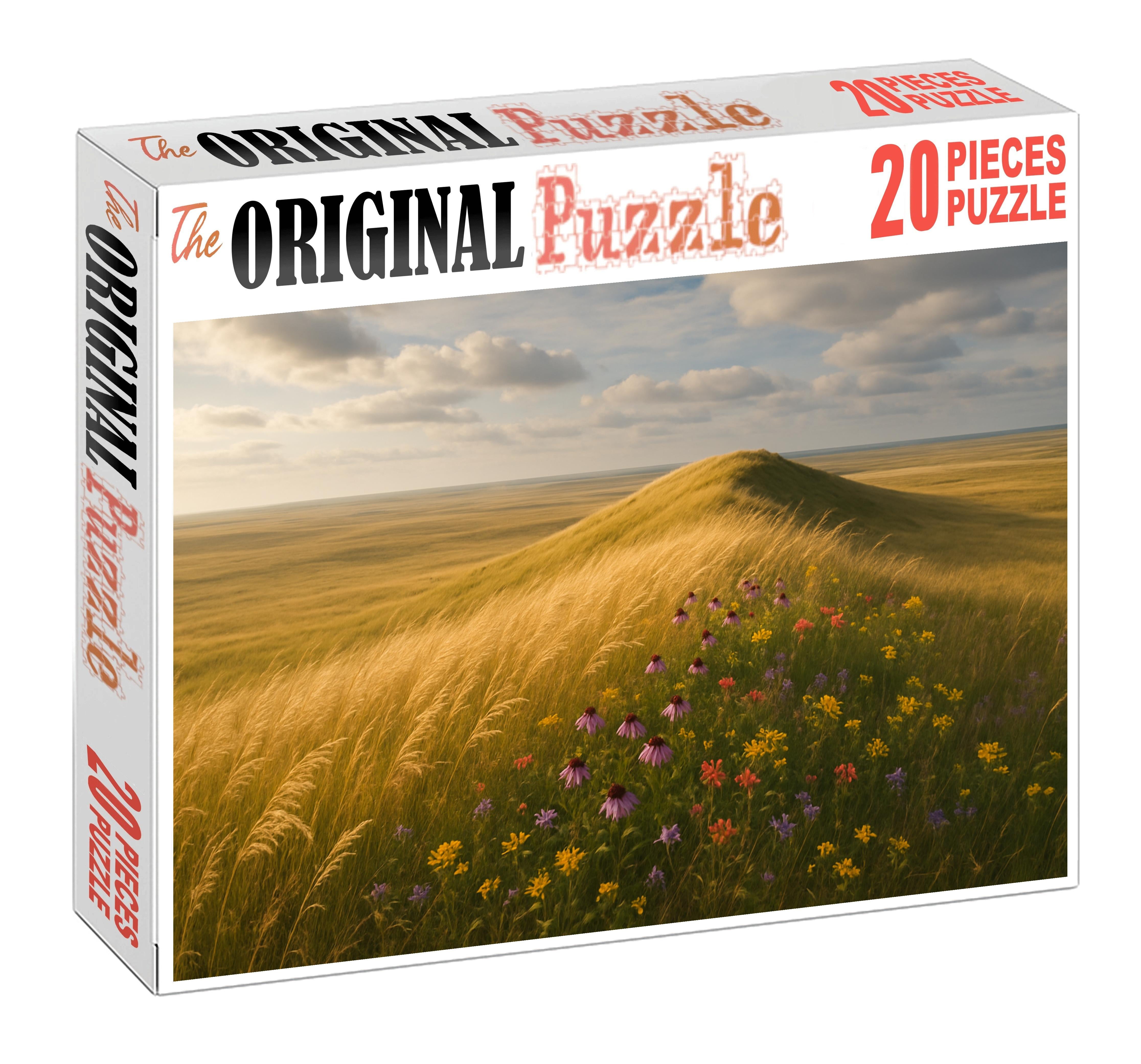 Golden Prairie Ridge Custom Jigsaw Puzzle