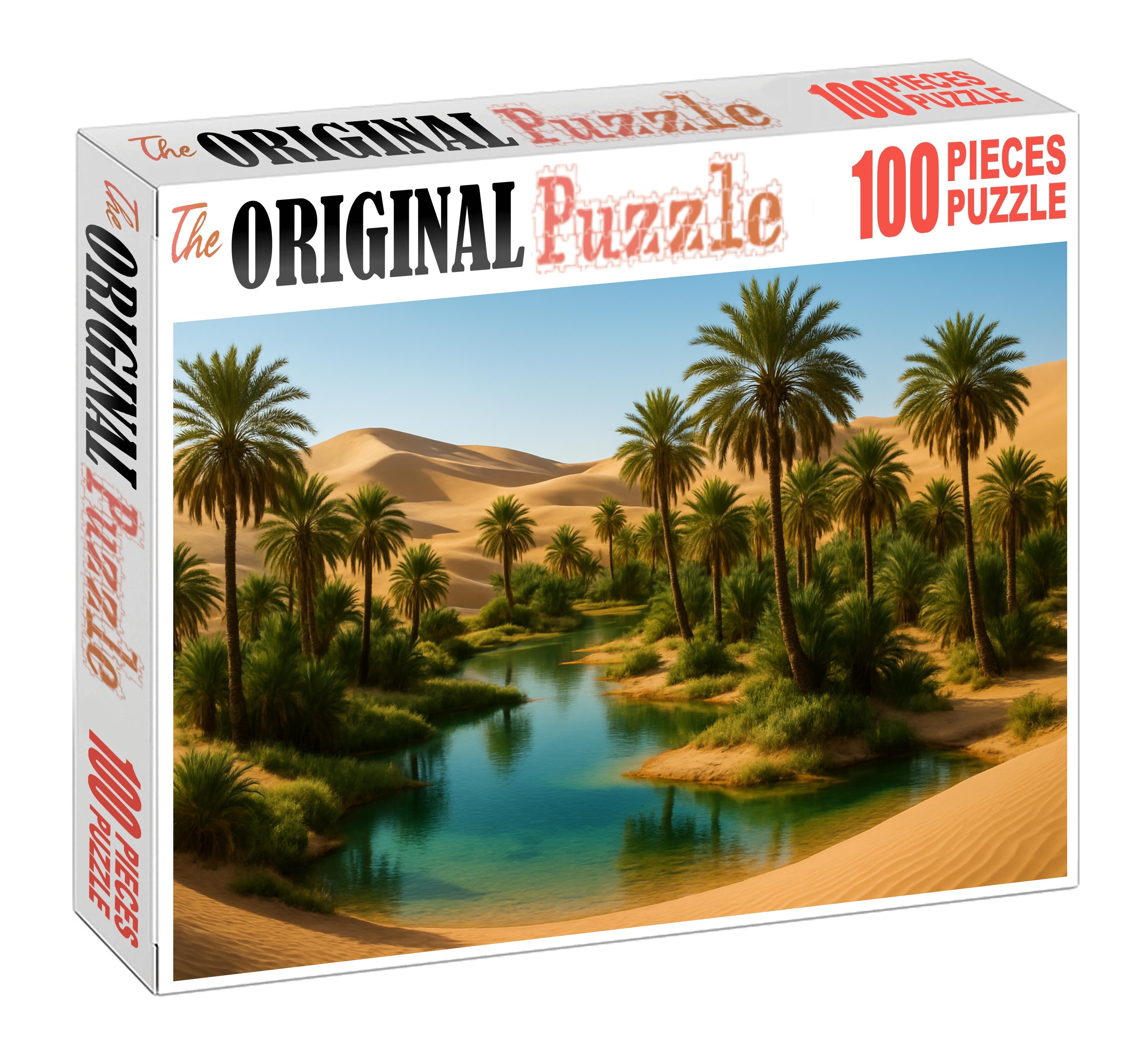 Hidden Oasis Haven Verdant Palm Refuge In Golden Sands Easy Puzzles