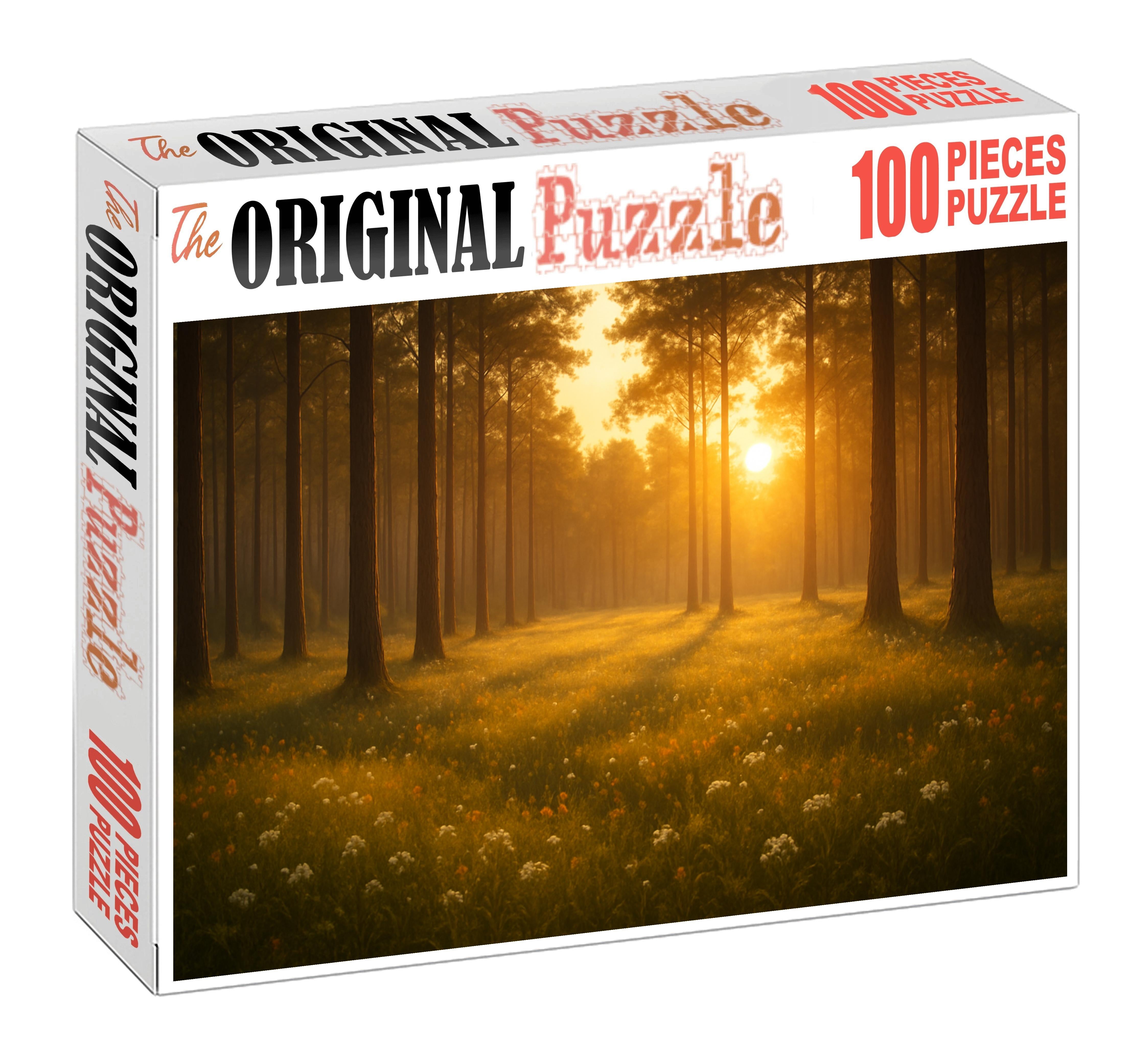 Golden Hour Arboreal Glade 1000 Piece Puzzle