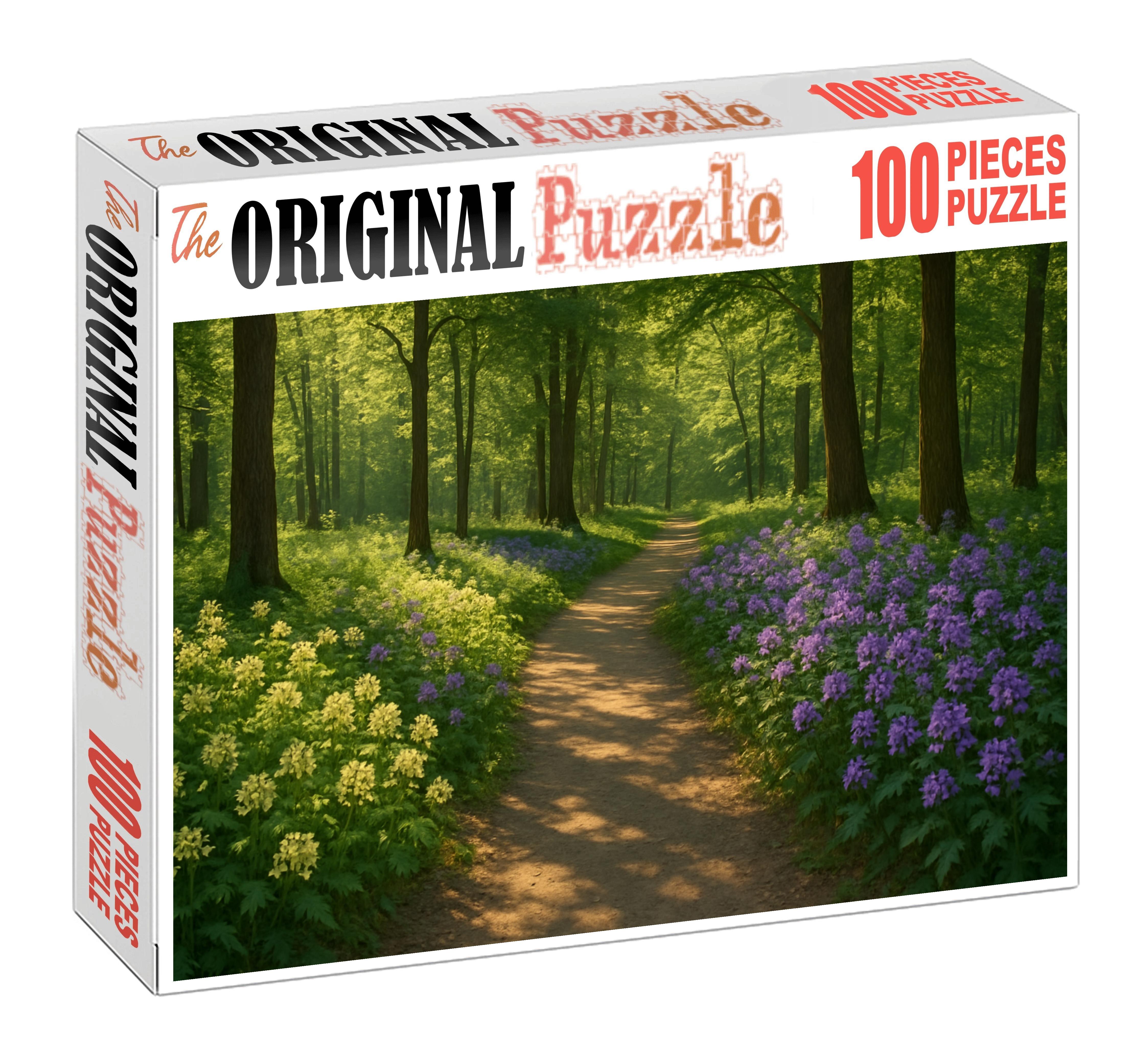 Sun-dappled Woodland Pathway Puzzle Collection