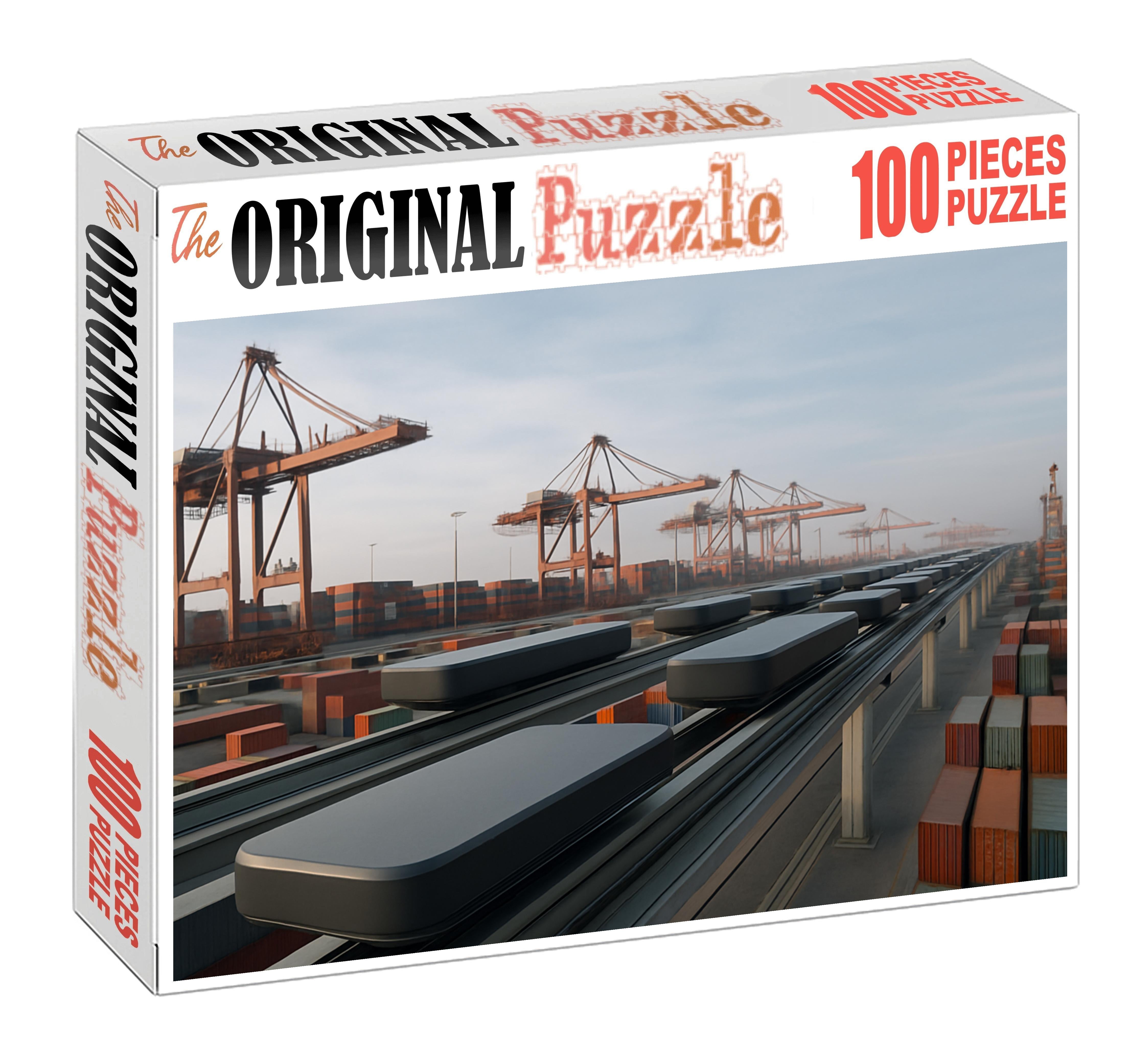 Magnetically-levitated Cargo Conveyor 1000 Piece Puzzle