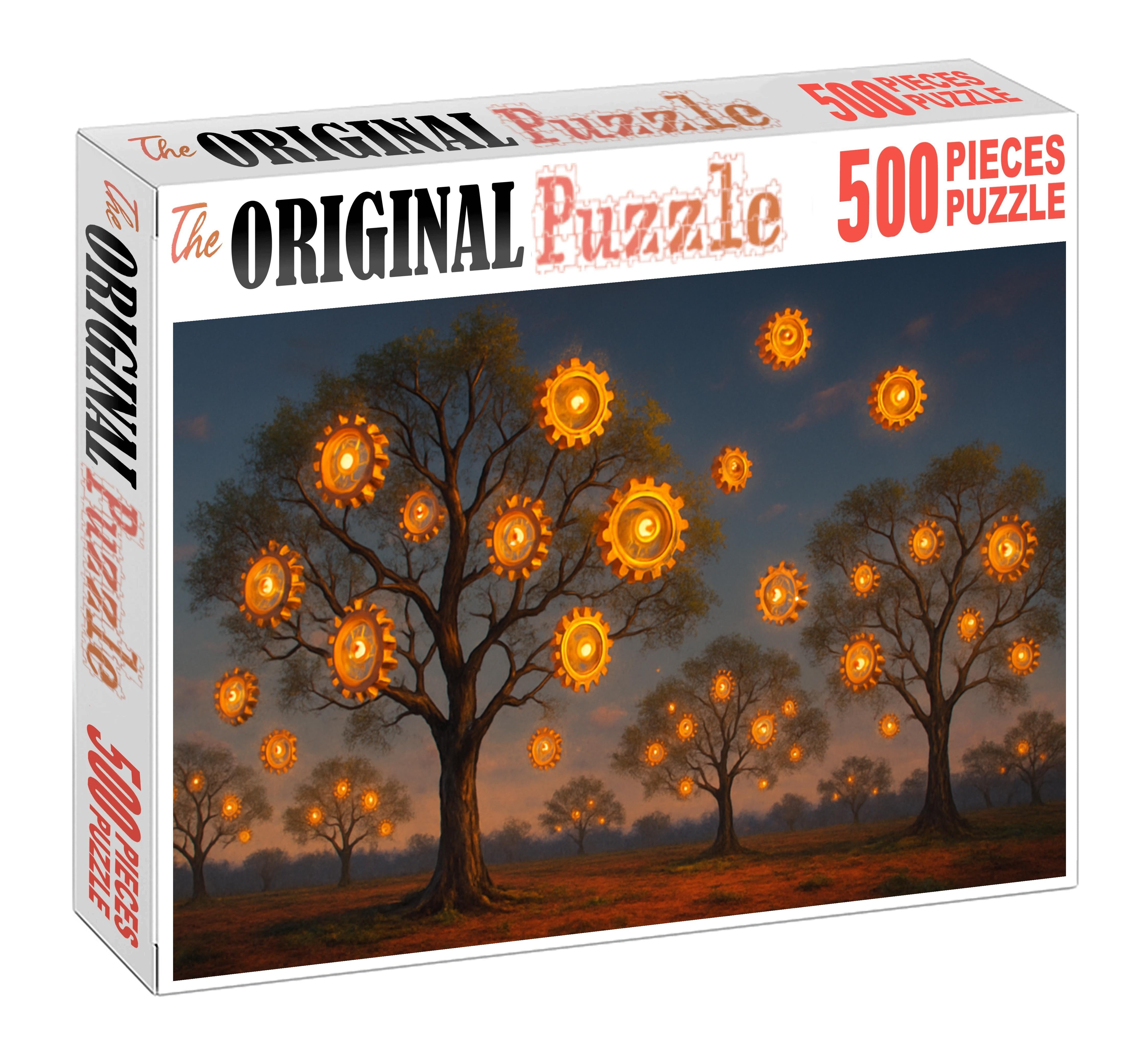 Clockwork Orchard Of Floating Fruits Puzzle Challenge