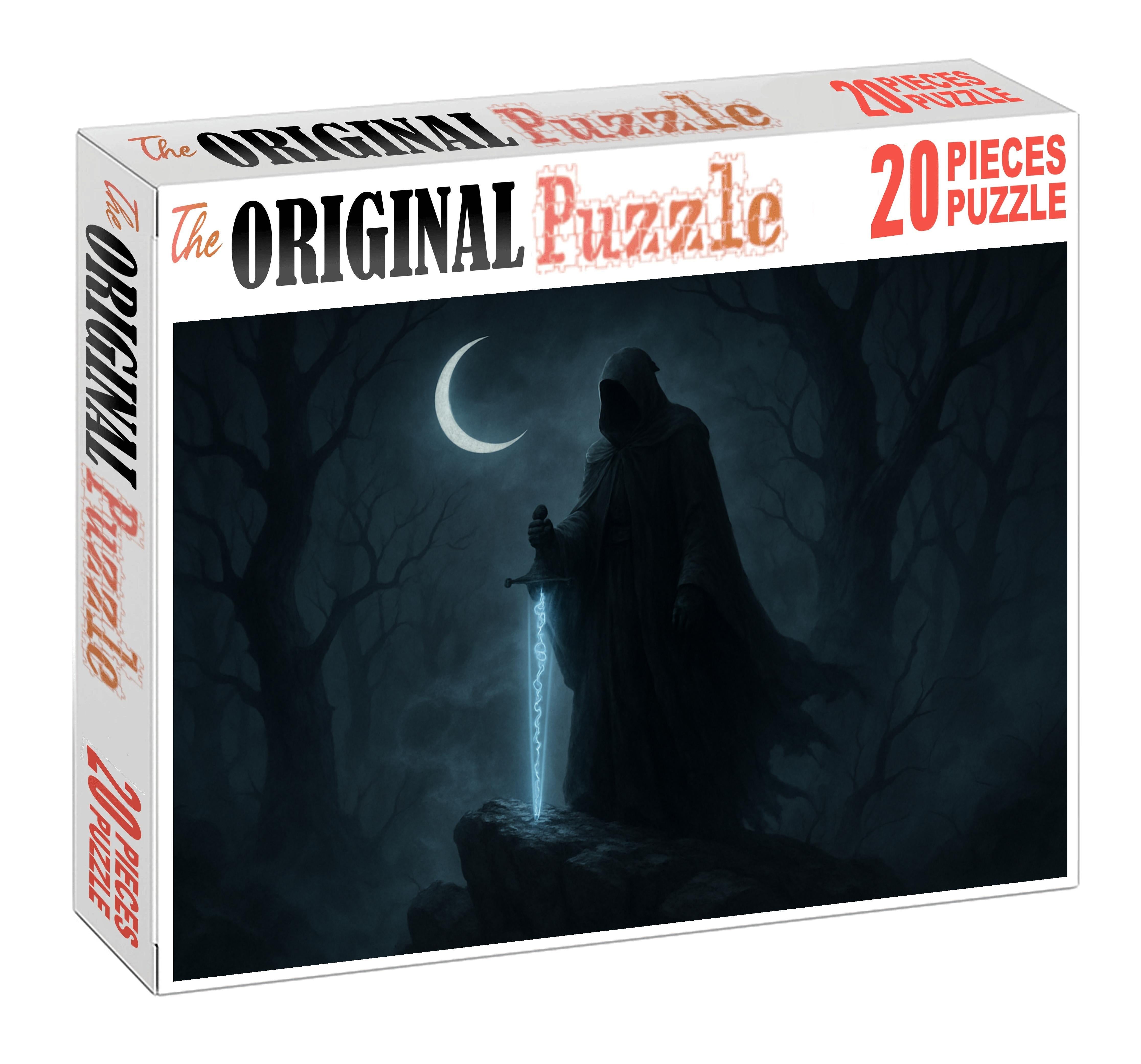 Dark Fantasy Graphic Novel Brooding Heroes In Mystical Realms Custom Jigsaw Puzzle