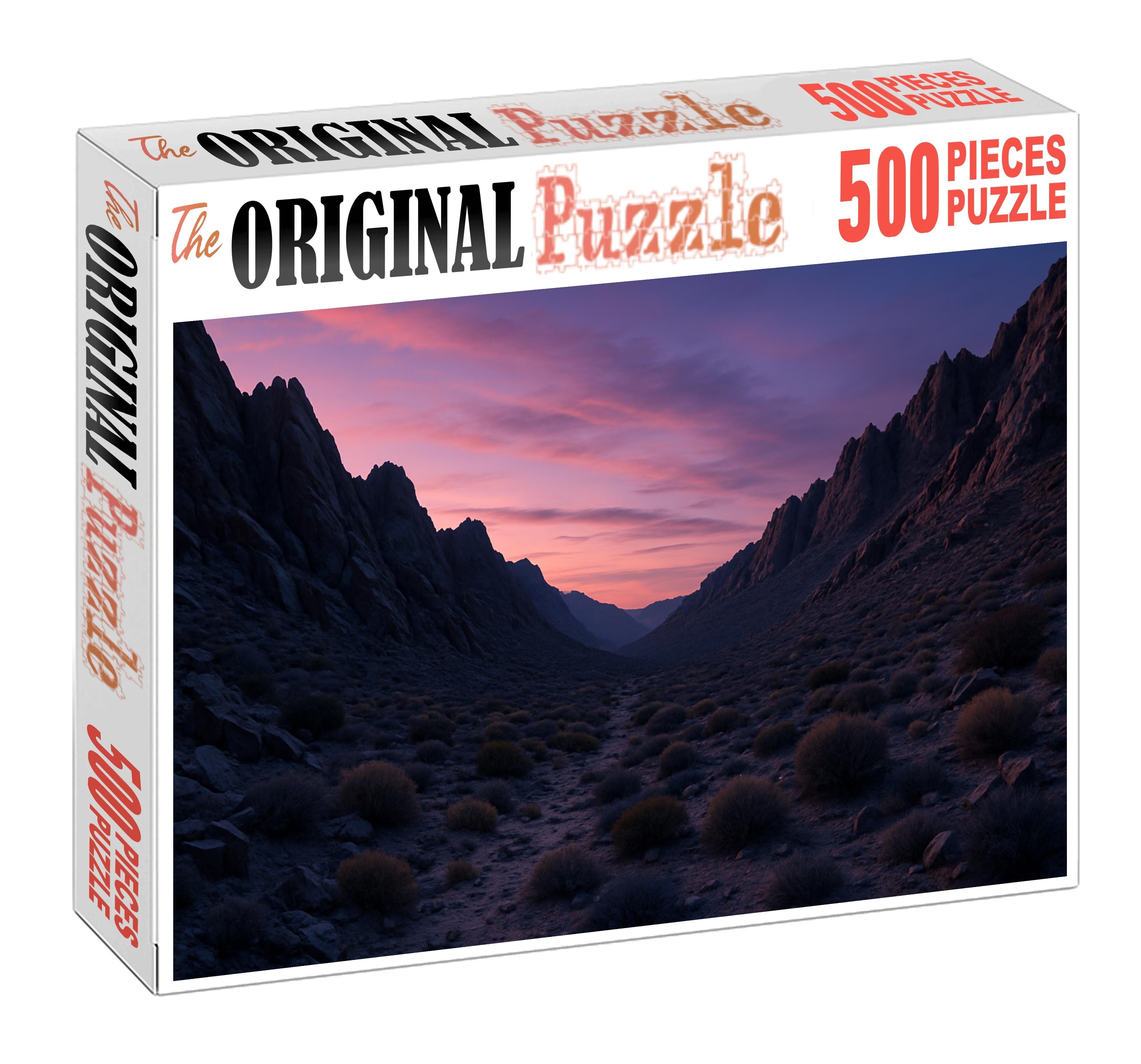 Dusky Mountain Pass 20 Piece Puzzle
