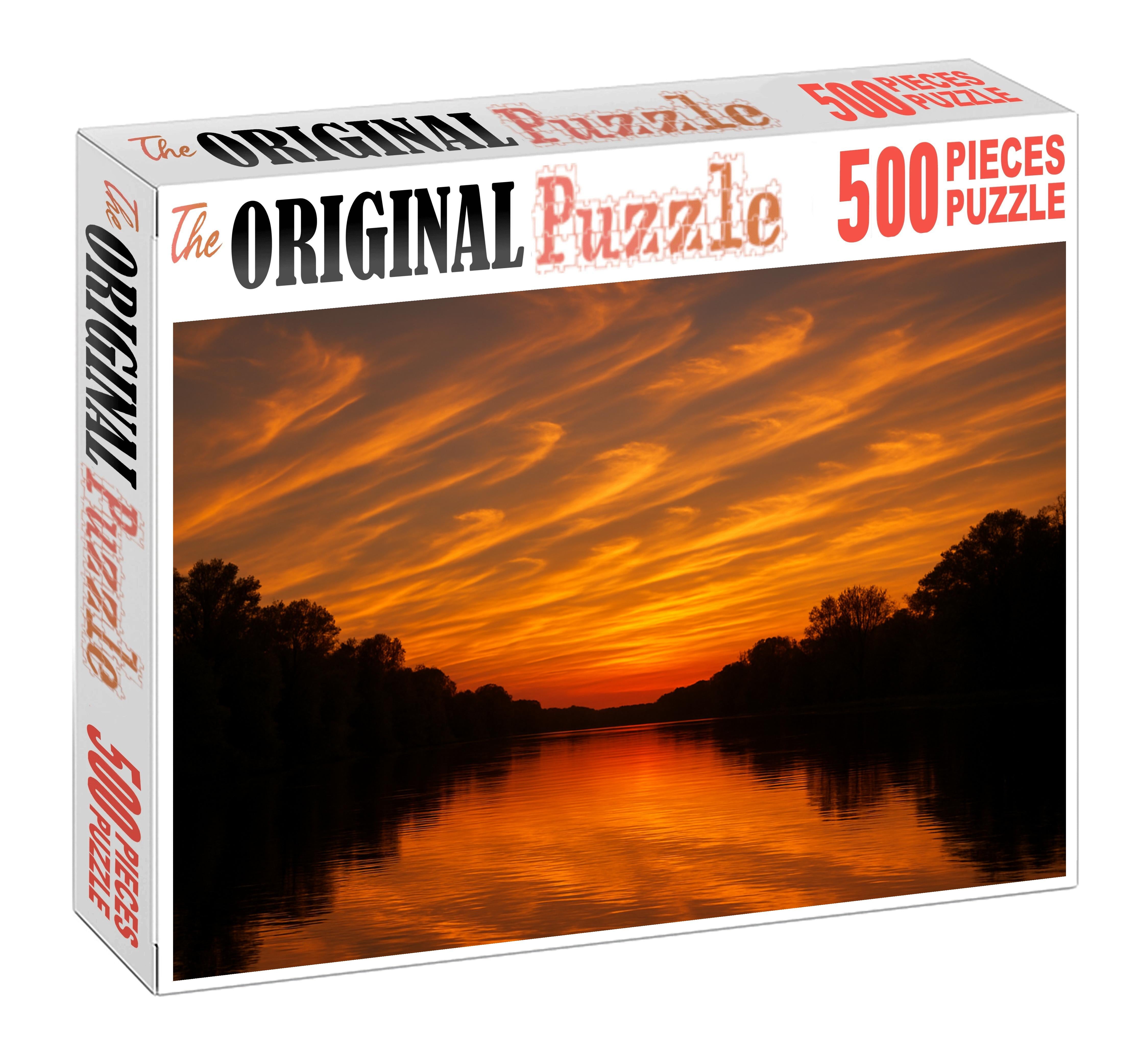 Dusky Amber Mirage Puzzle For Kids