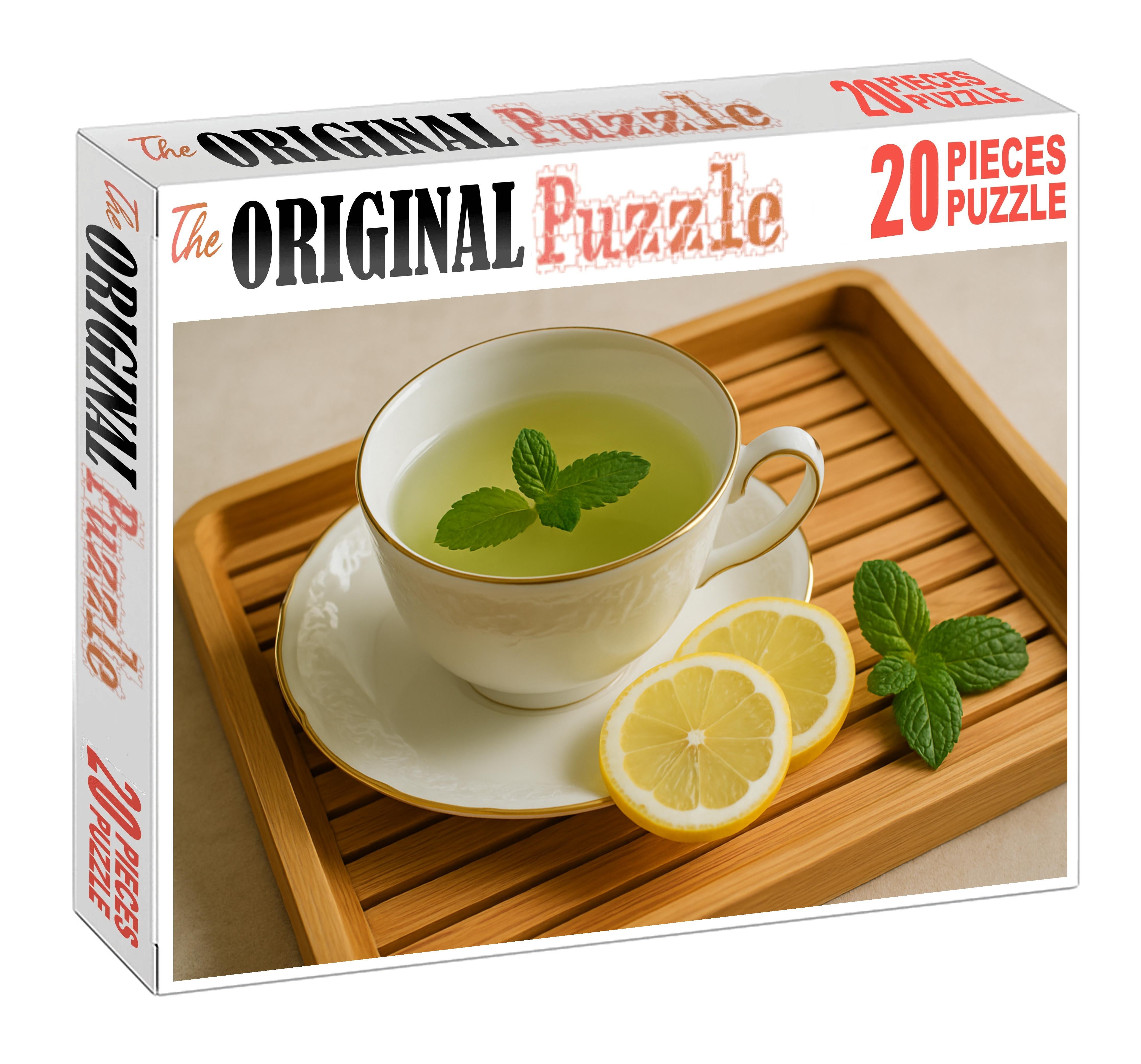 Citrus Grove Green Tea Unique Puzzle Design