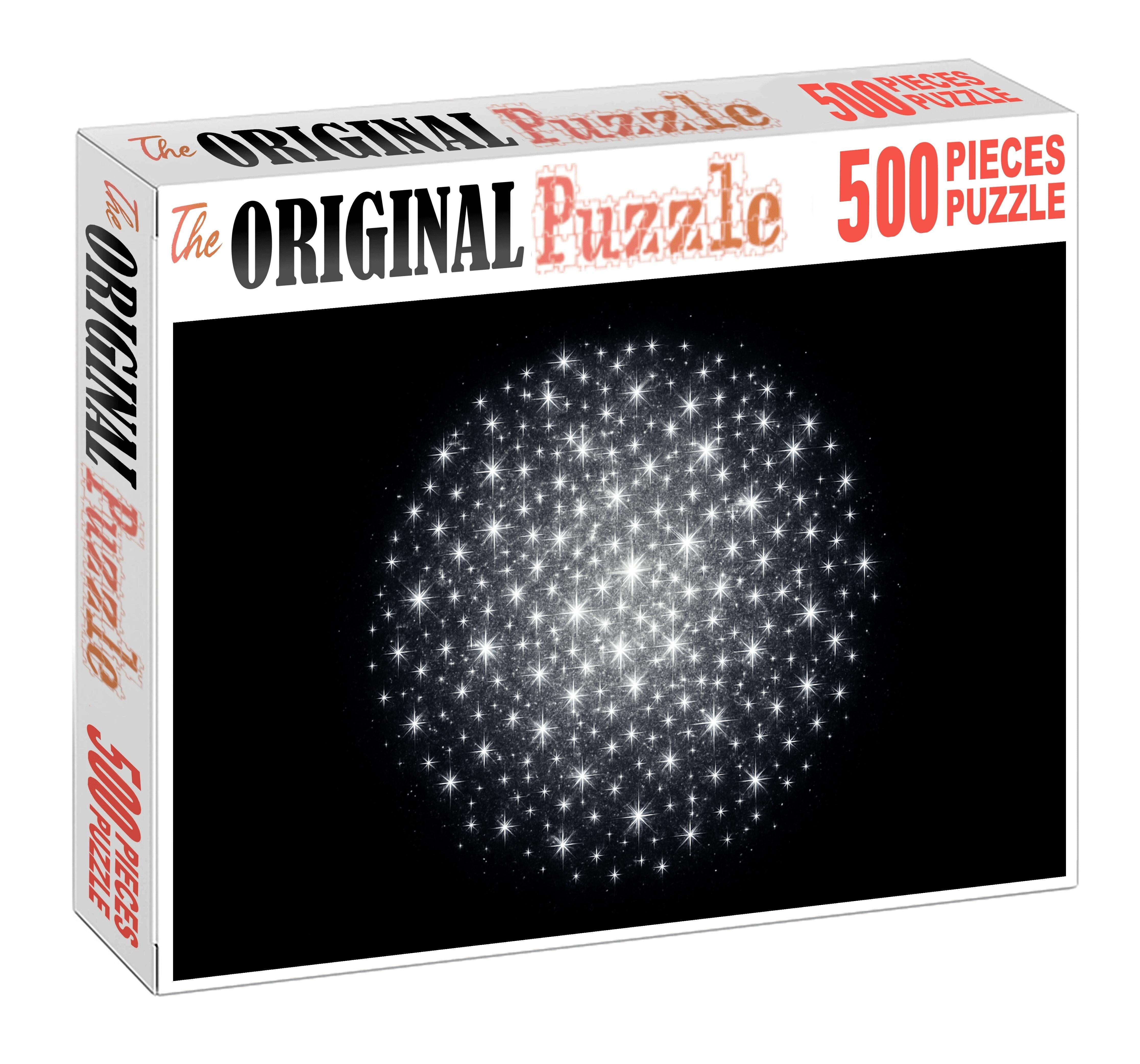 Silvery Star Cluster Glow Easy Puzzles
