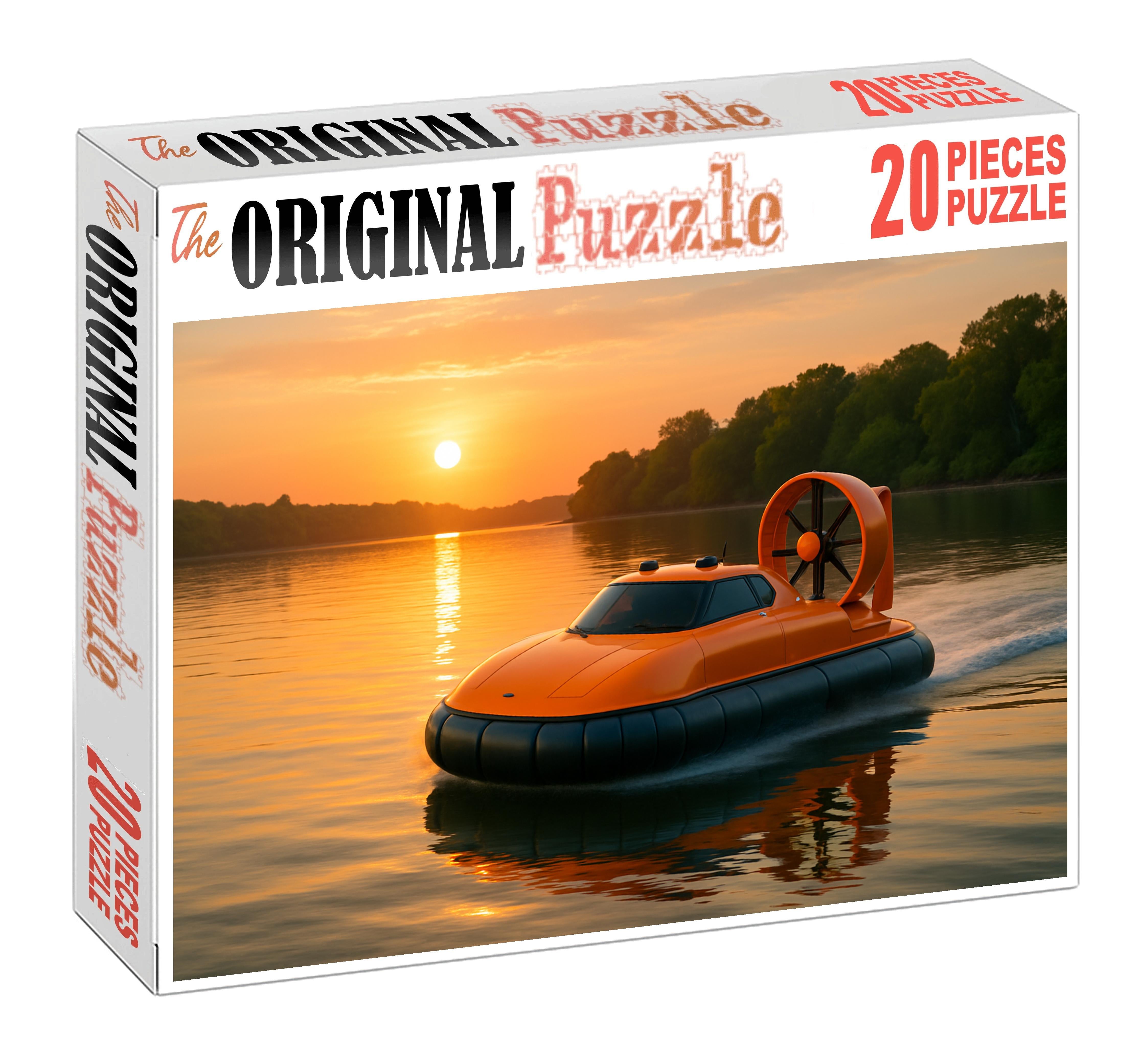 Electric Hovercraft Versatile Craft Gliding Over Land And Water Puzzle For Kids