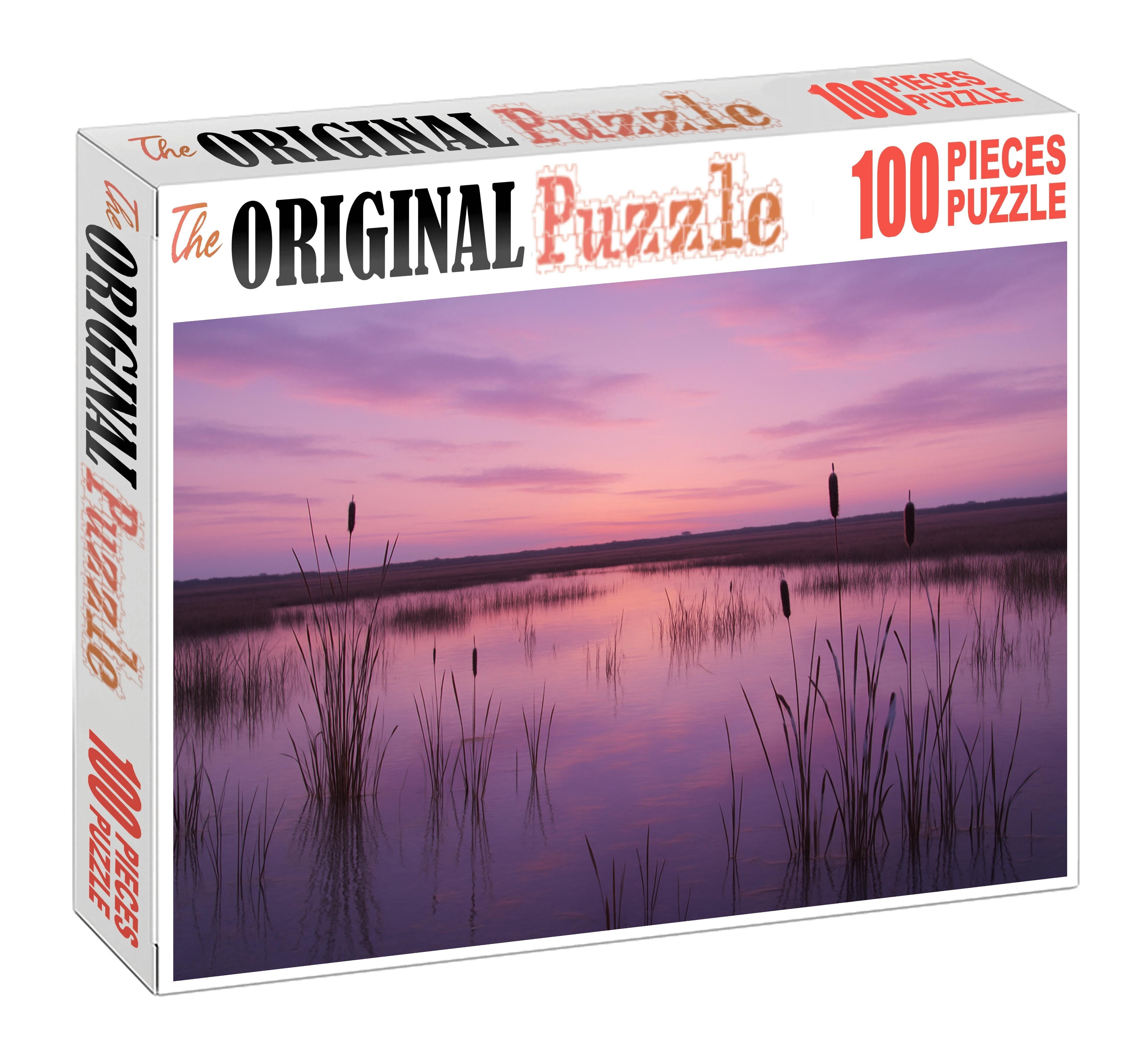 Serene Marshland Dusk Puzzle Collection