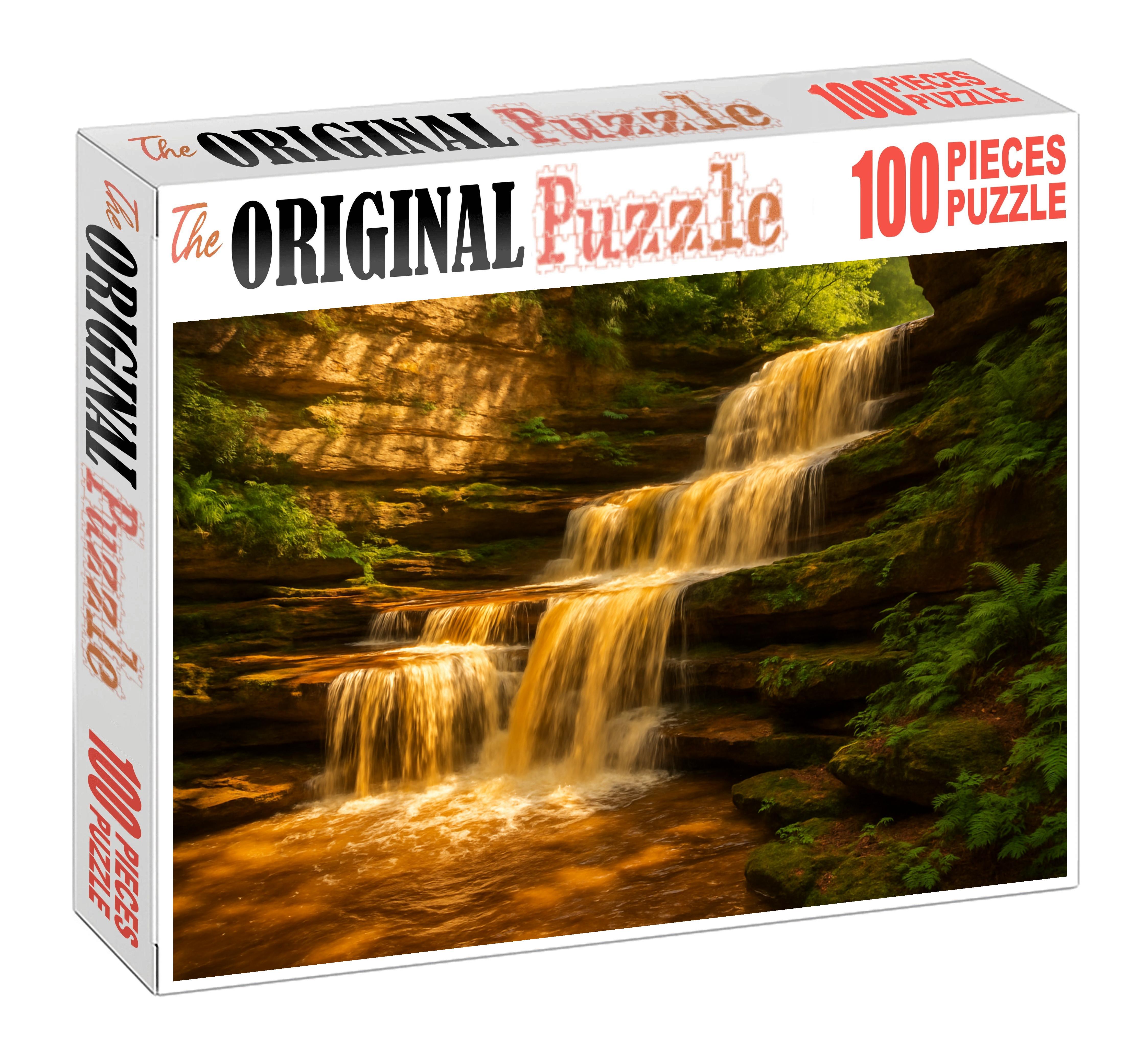 Amber Fan Cascades Puzzle For Kids